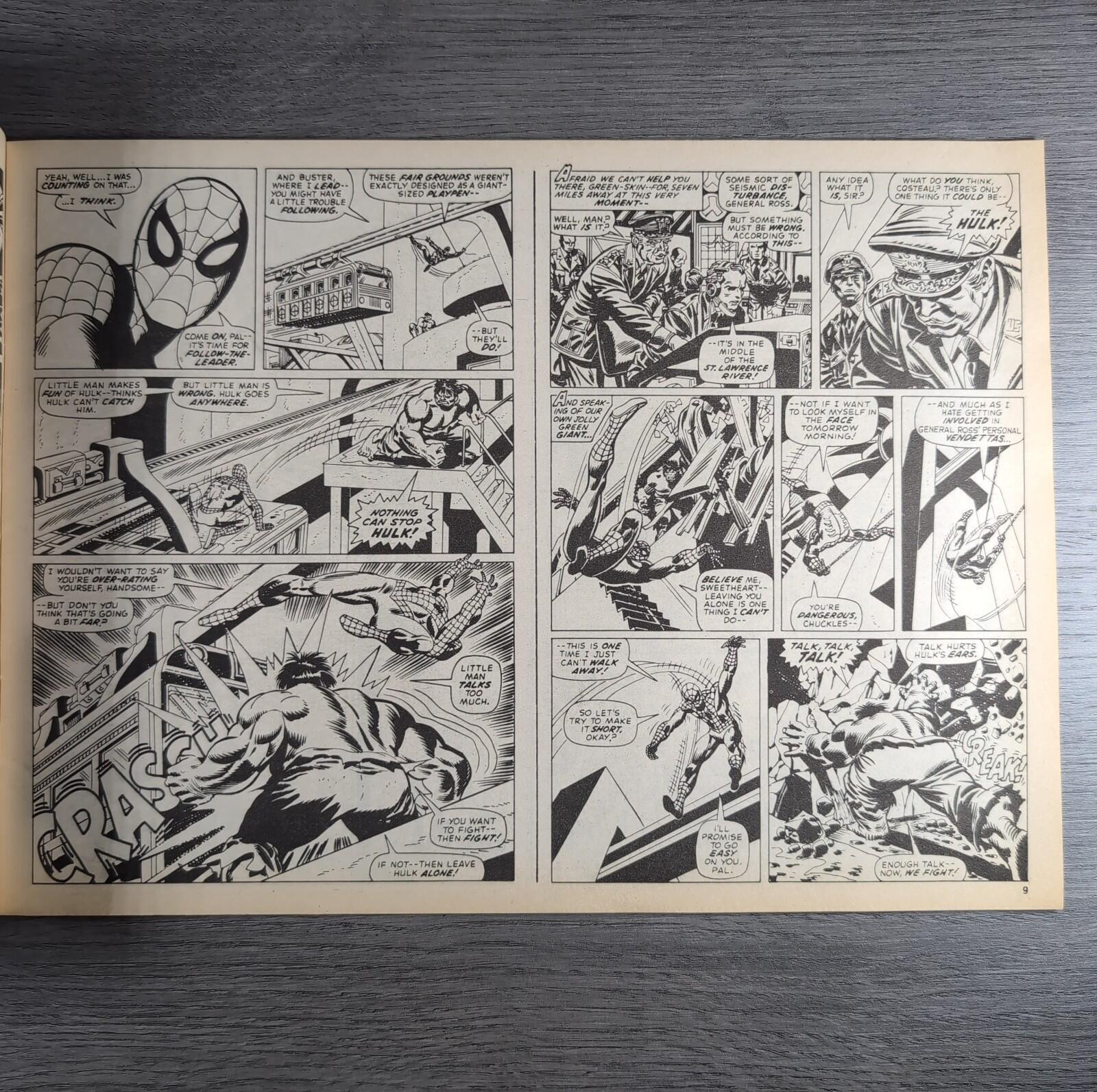 Super Spider-Man With The Super Heroes No. 169 Marvel Comics 8th May 1976