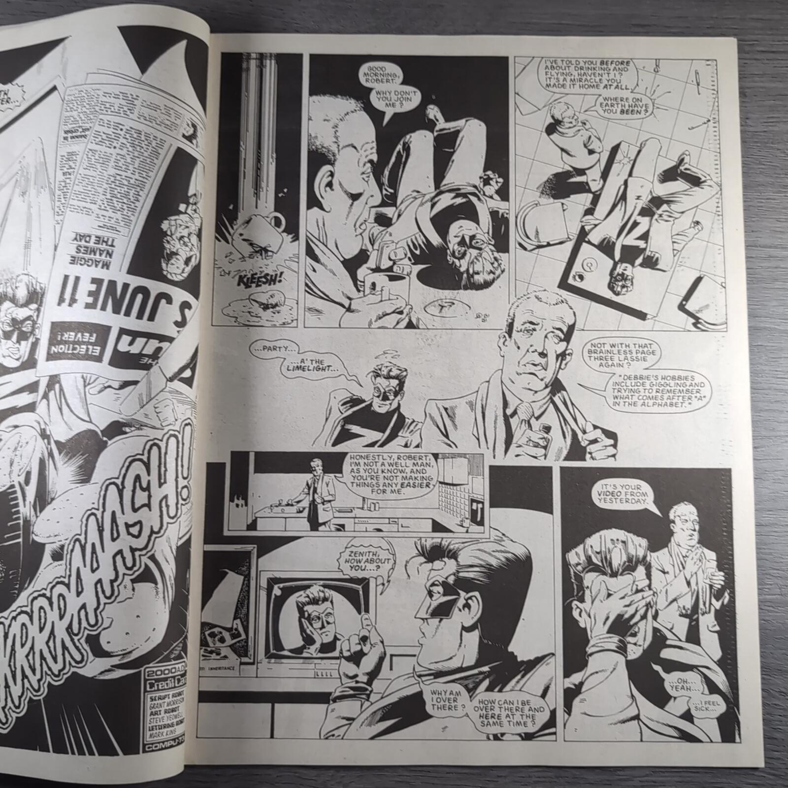 2000AD Prog 536 Featuring Judge Dredd 22nd August 1987 Vintage Comic