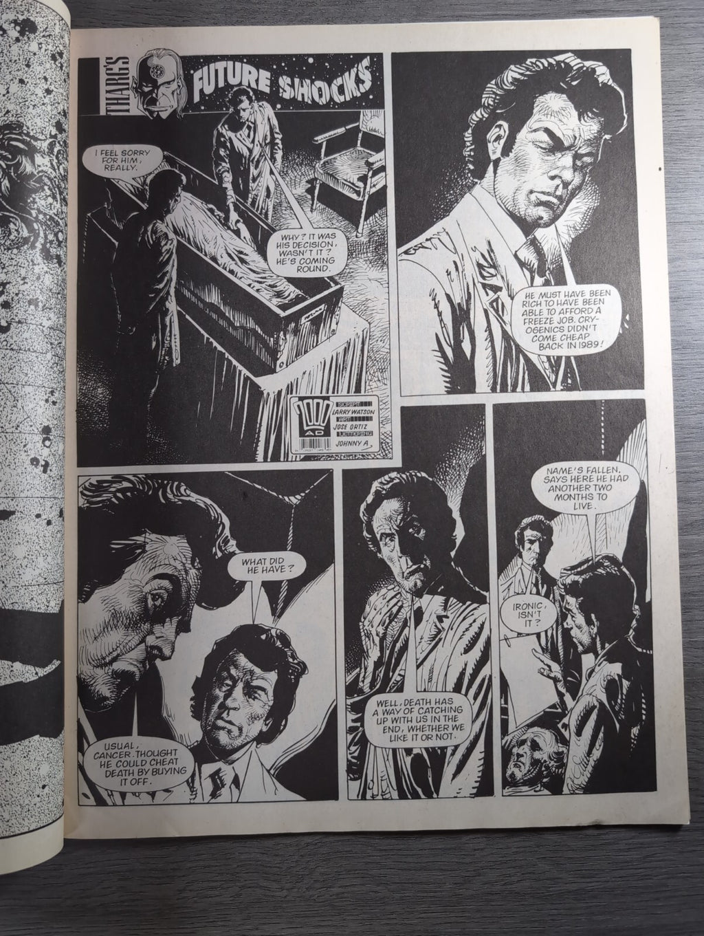 2000AD Prog 609 Featuring Judge Dread Comic 14th Jan 1989 Vintage Retro Comic
