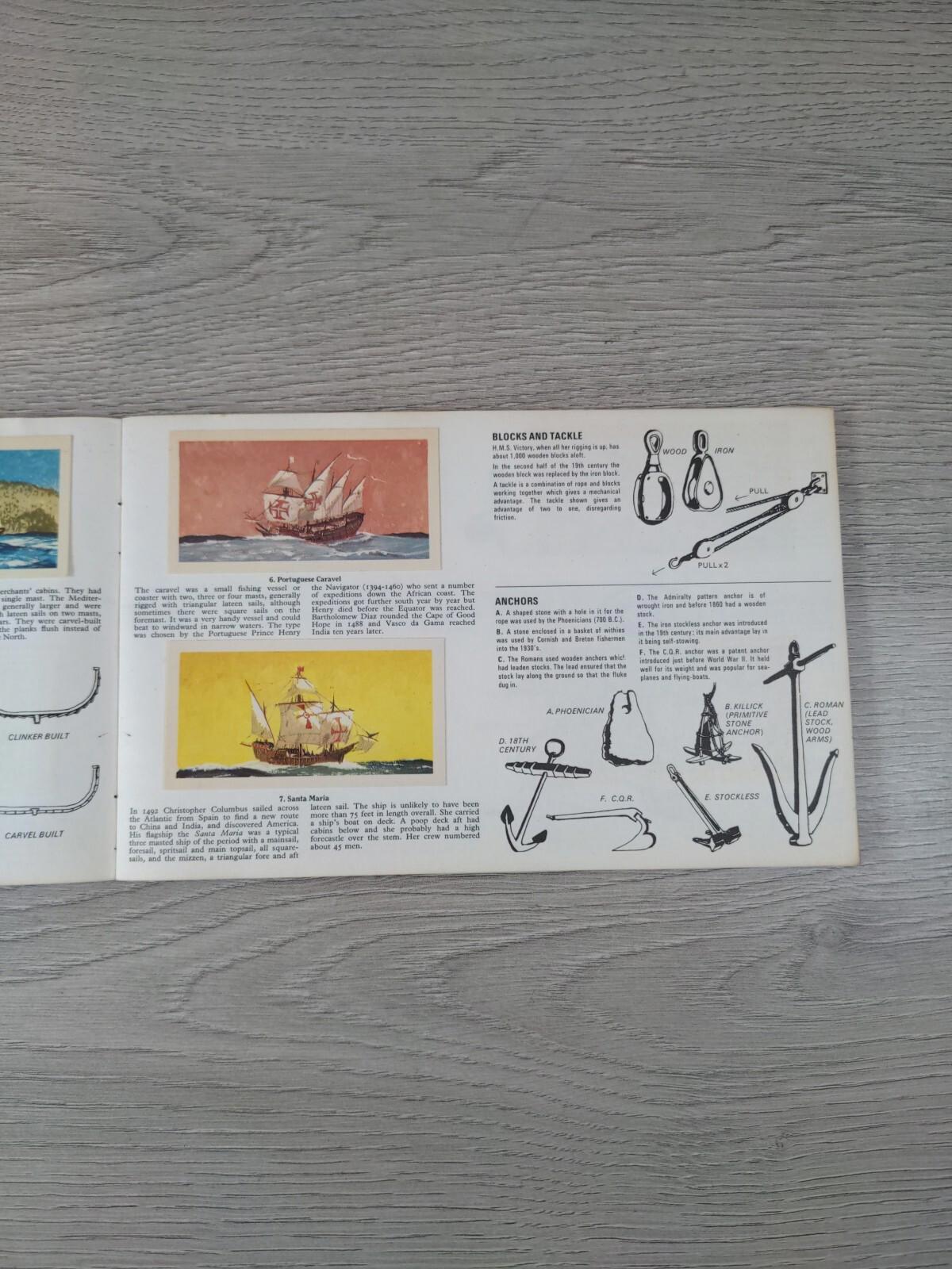 Brooke Bond Tea Cards: The Saga Of Ships Album Complete With All Cards In Set