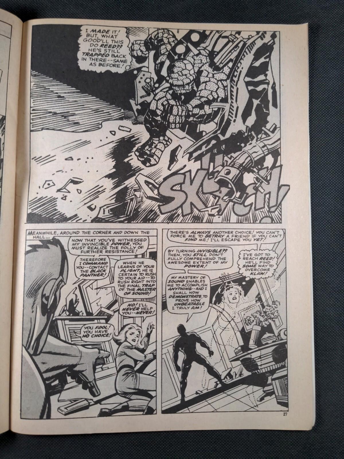 Mighty World of Marvel Issue No 120 January 1975 Marvel UK Vintage Comic