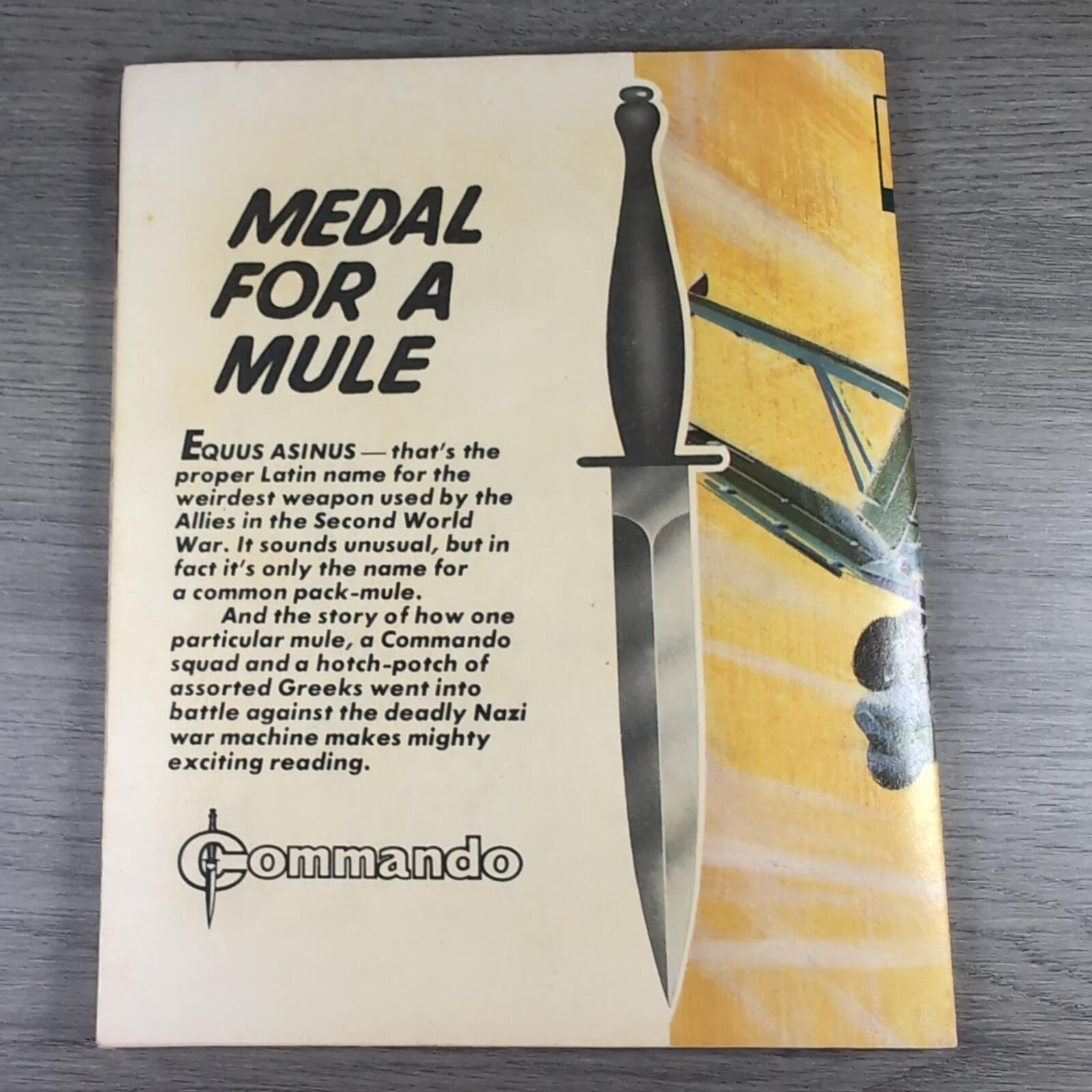 Commando Comic Issue Number 1451 Medal For A Mule