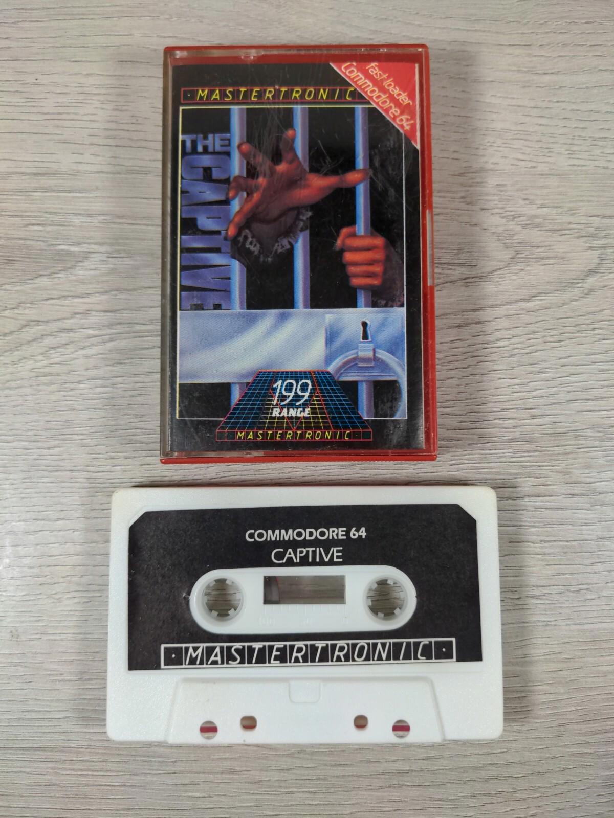 The Captive Commodore 64 C64 Video Game Cassette Tested & Working
