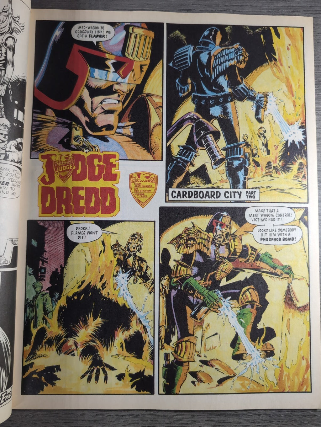 2000AD Prog 644 Featuring Judge Dread Comic 16th Sept 1989 Vintage Retro Comic - Retrorama UK