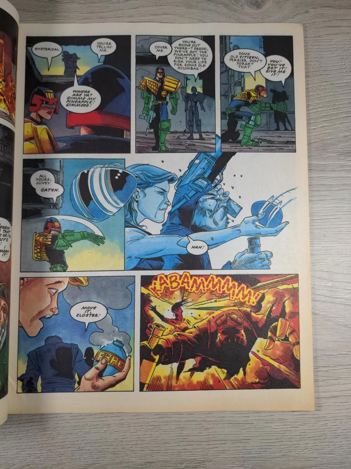 2000AD Featuring Judge Dredd Prog 745 August 1991 Vintage Comic - Retrorama UK