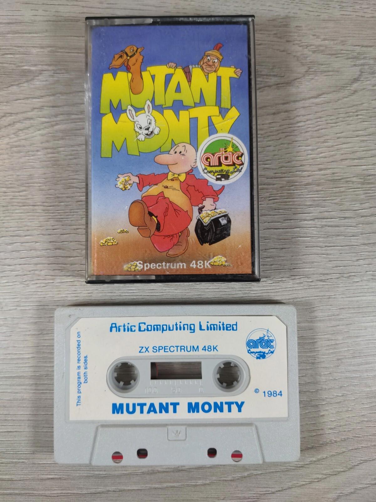 Mutant Monty ZX Spectrum 48K Game Cassette Tested & Working