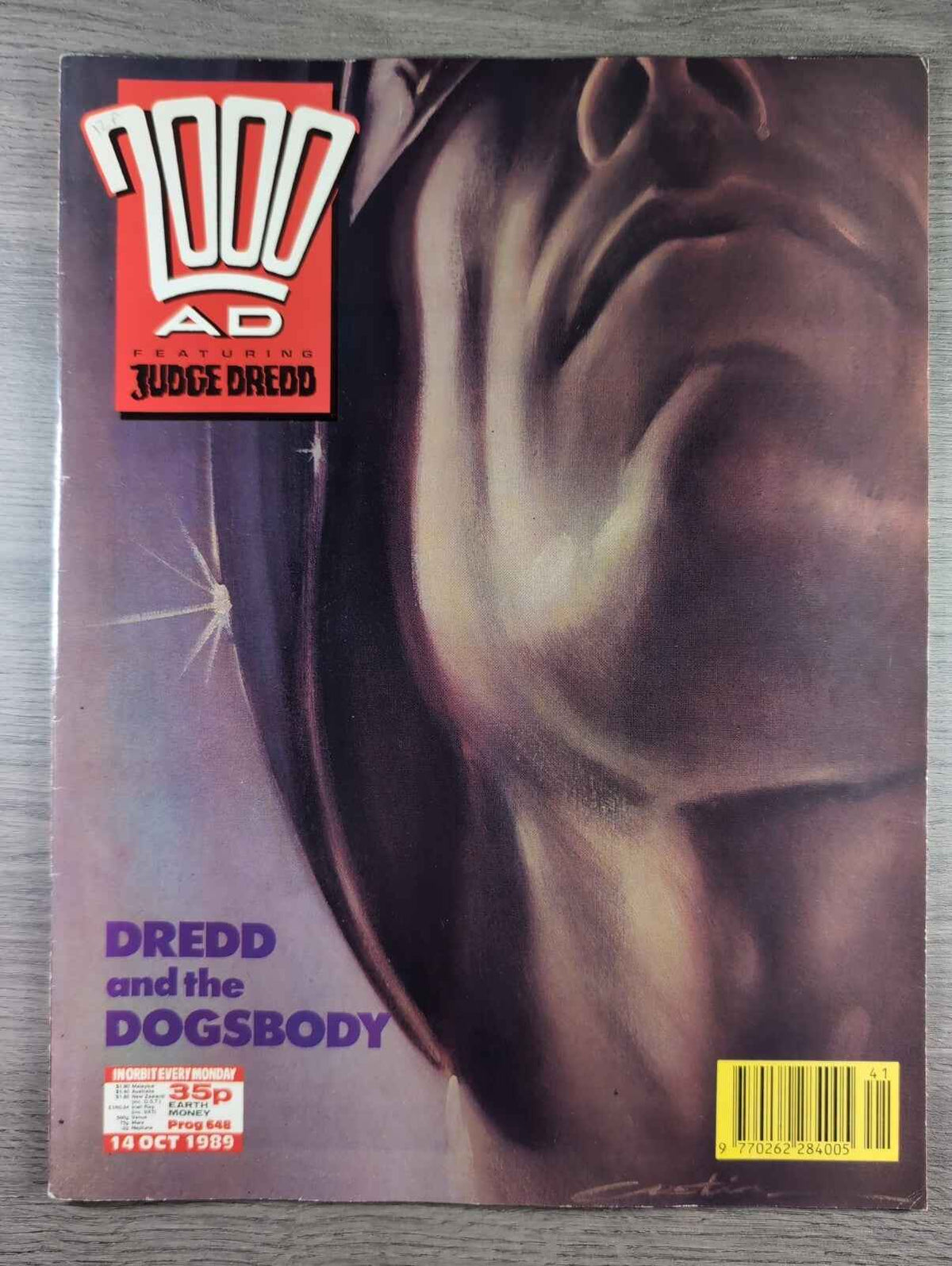 2000AD Prog 648 Featuring Judge Dredd Comic 14th Oct 1989 Vintage Retro Comic