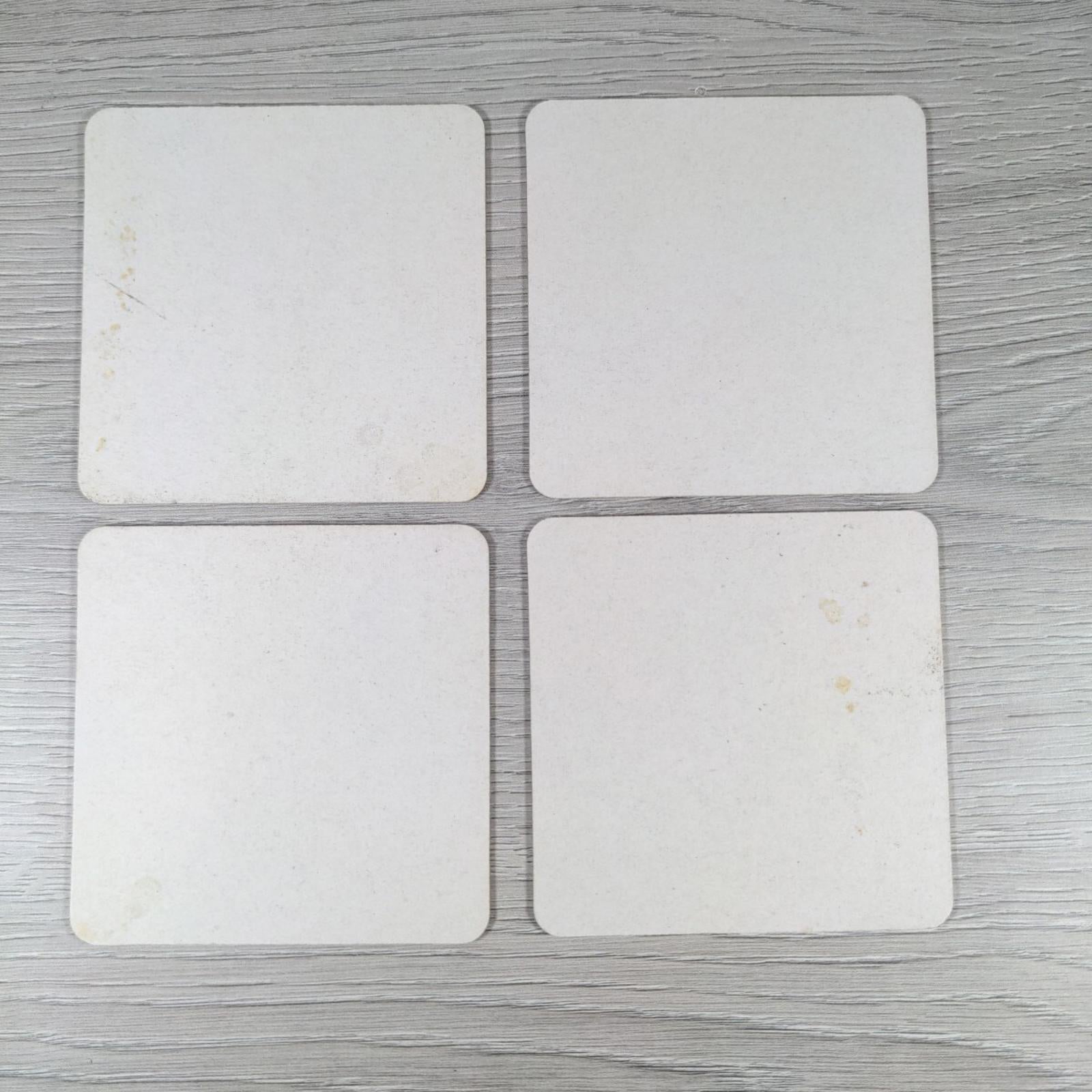 John Smiths 180! 4 x Vintage Beer Mats Pub Bar Coaster Breweriana - Retrorama UK