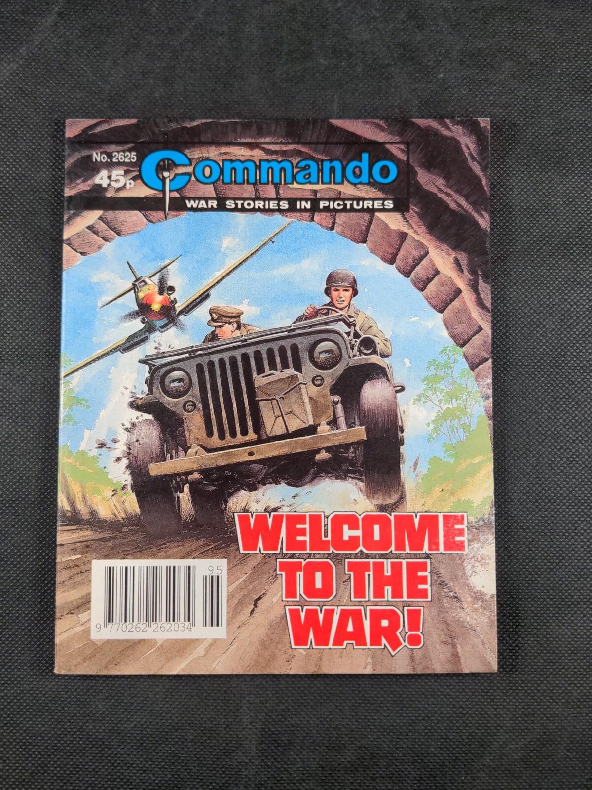Commando Comic Issue Number 2625 Welcome To The War! Vintage Comic - Retrorama UK