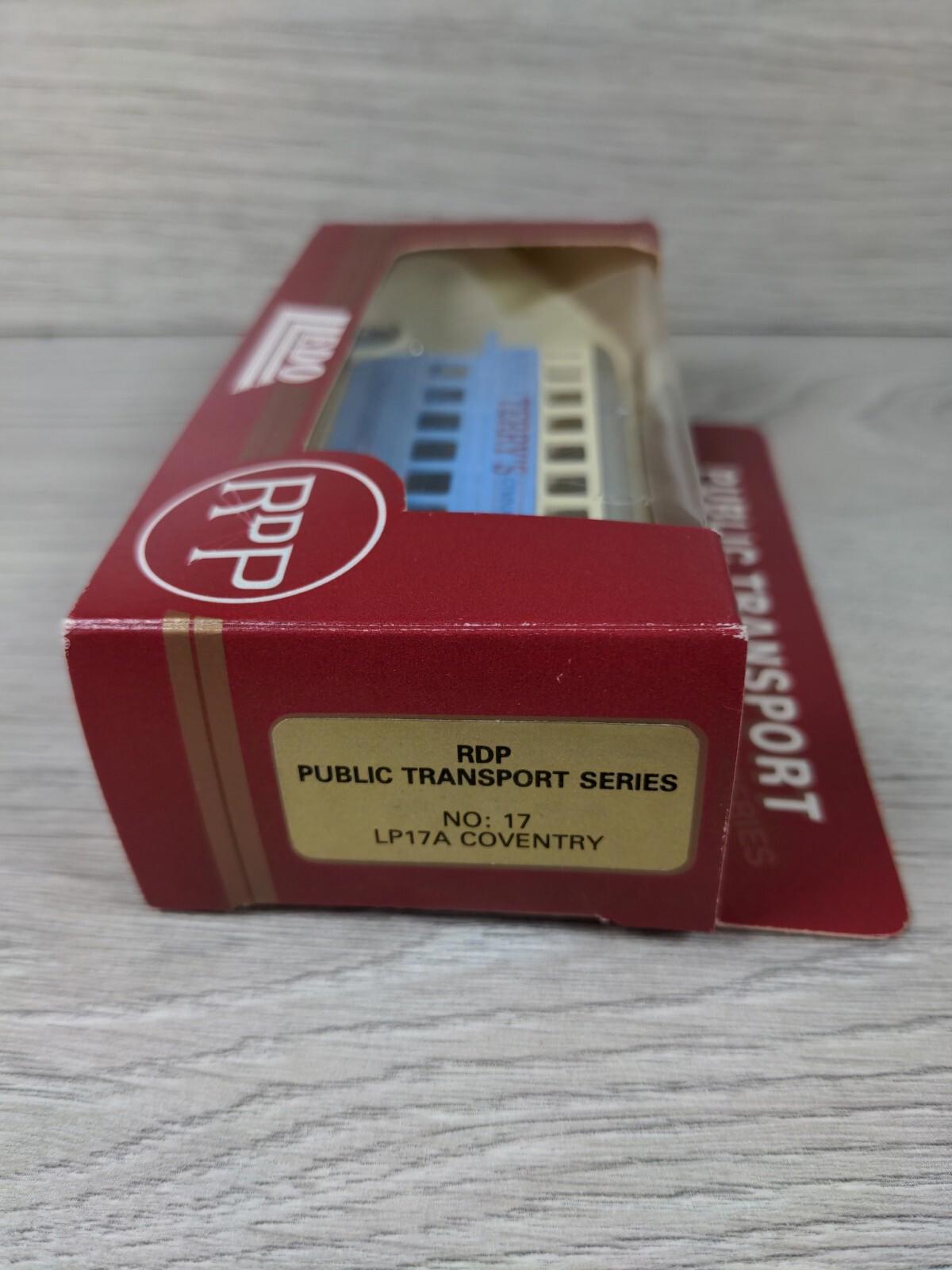Lledo RDP Public Transport Series No: 17 LP17A Coventry Die-Cast Bus