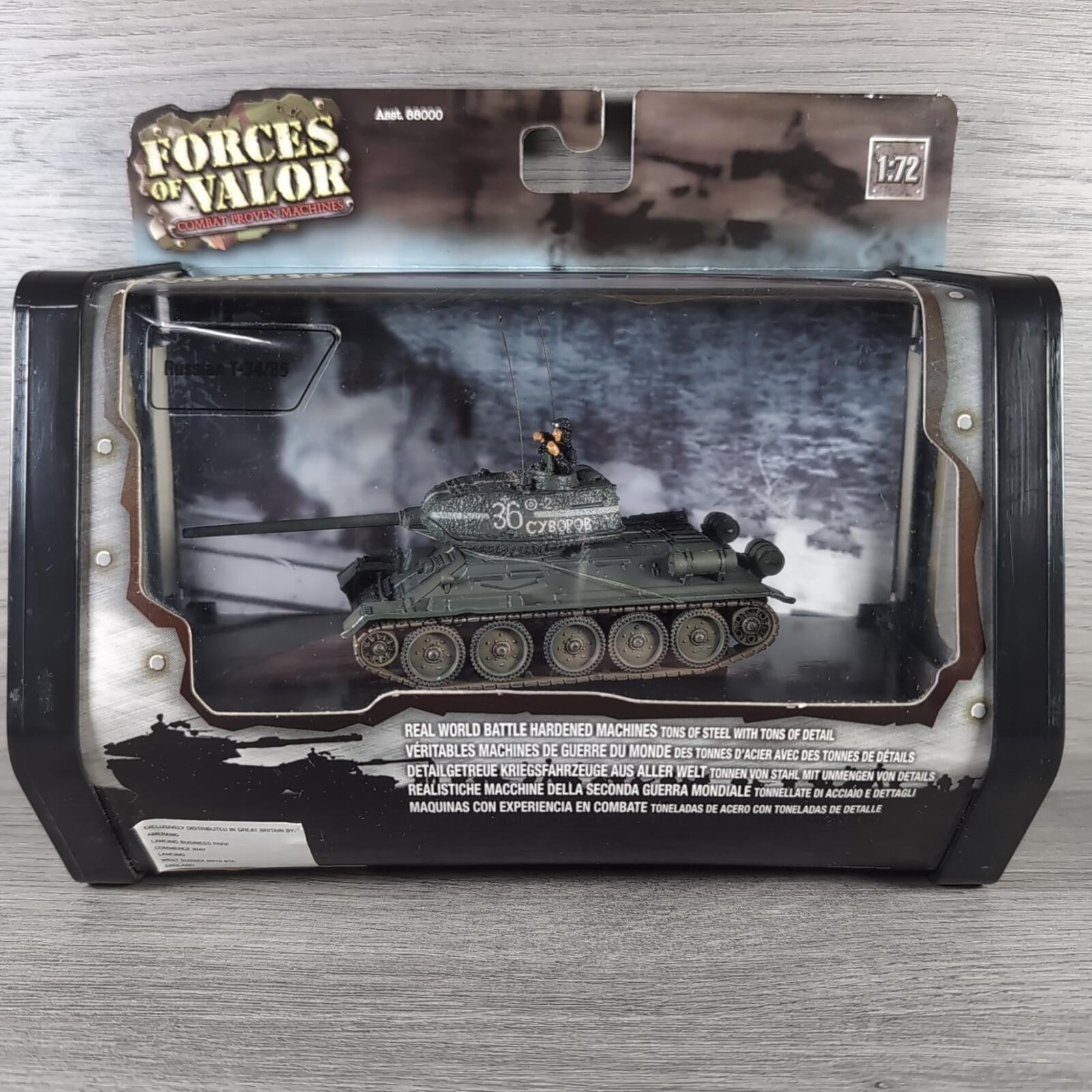 Forces Of Valour Russian T-34/85 Diecast 1:72 Scale Model 85018