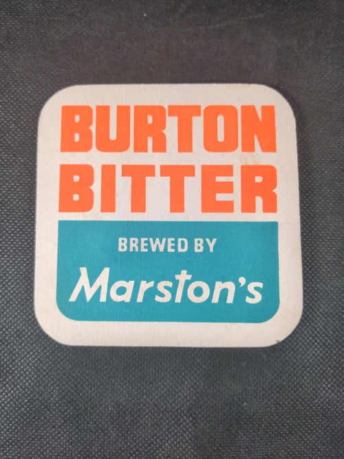 2 Vintage Beer Mats Marstons Burton Bitter