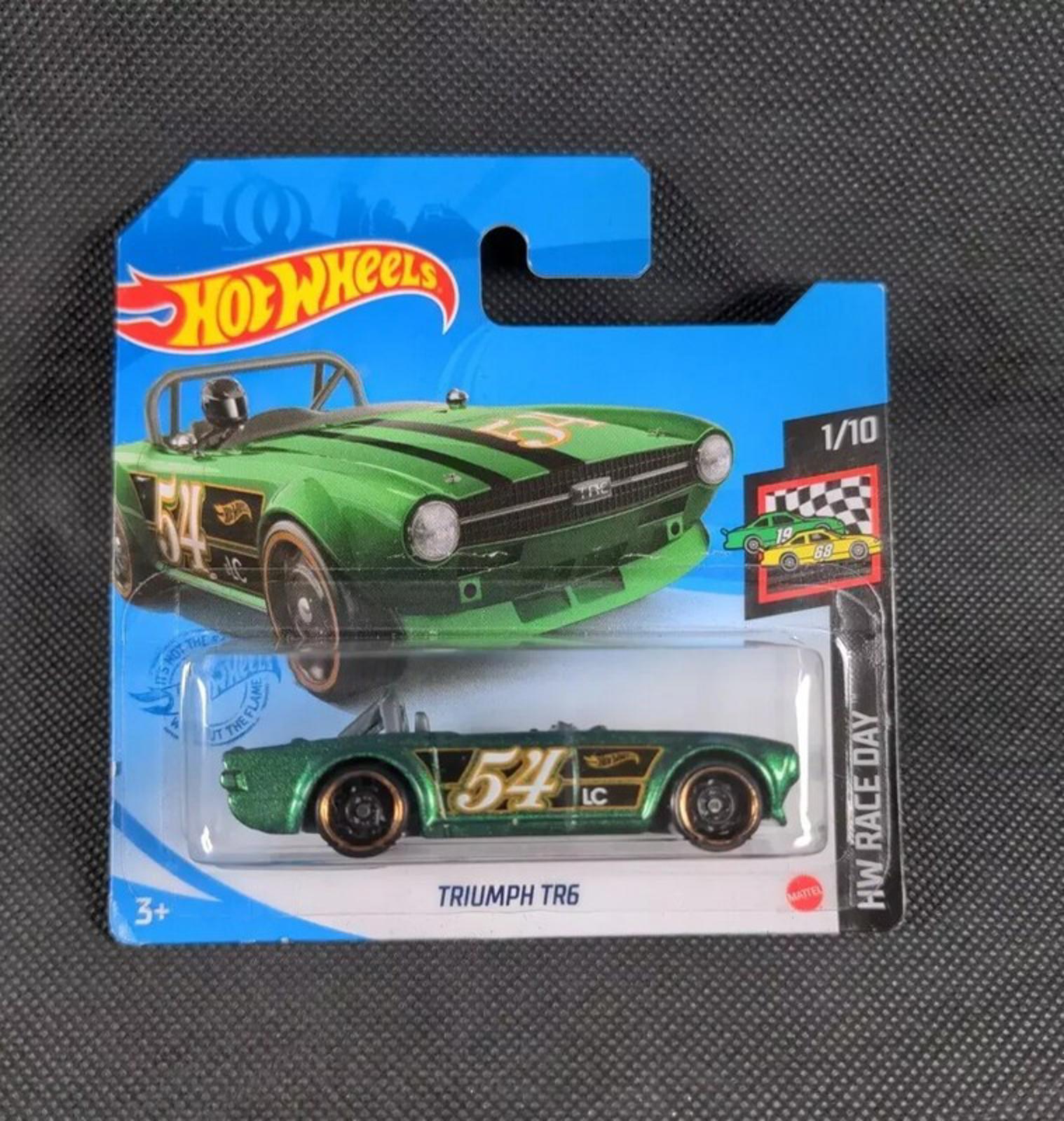 Hot Wheels - Triumph TR6 9/250 HW Race Day 1/10 - 2021 Diecast Model Car