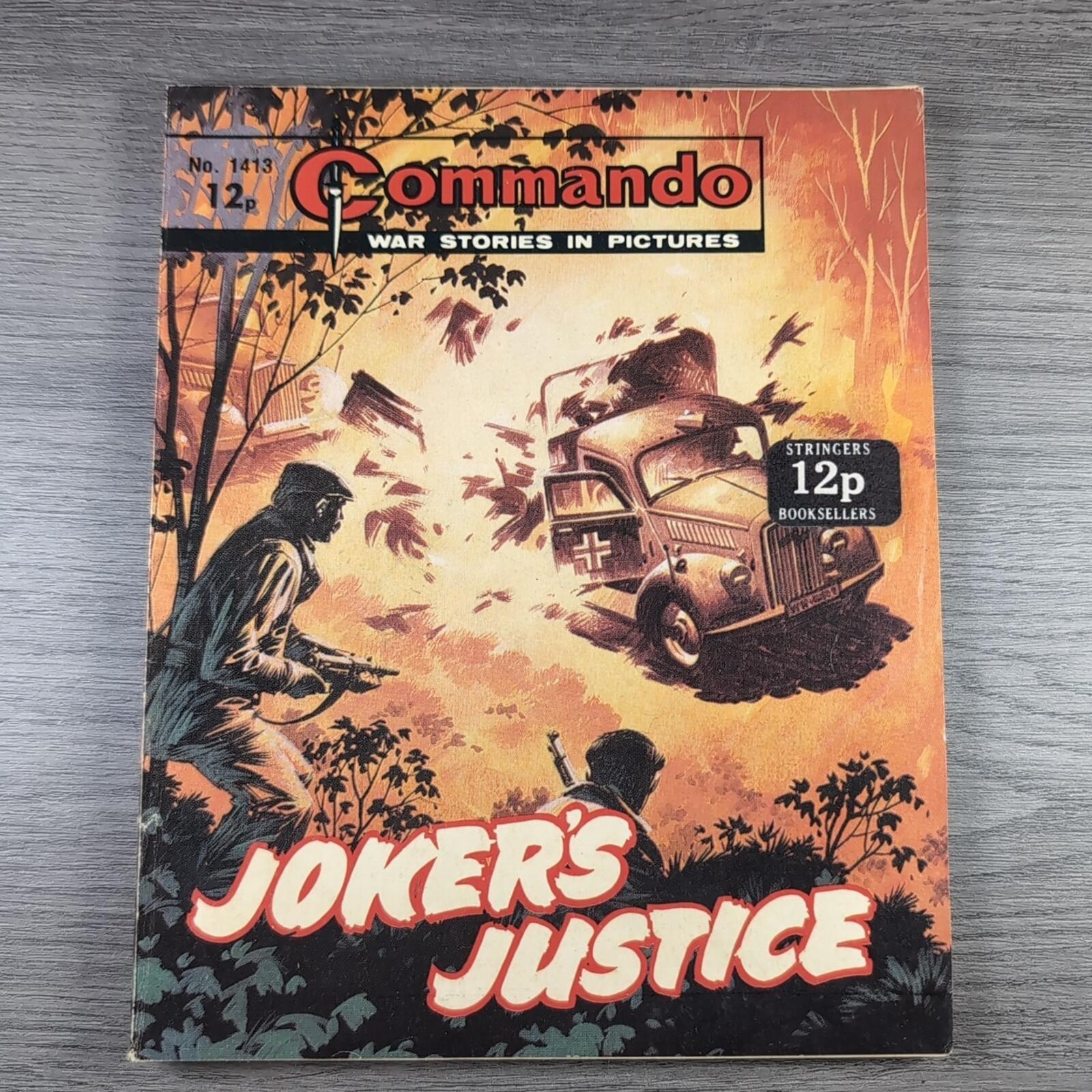 Commando Comic Issue Number 1413 Jokers Justice