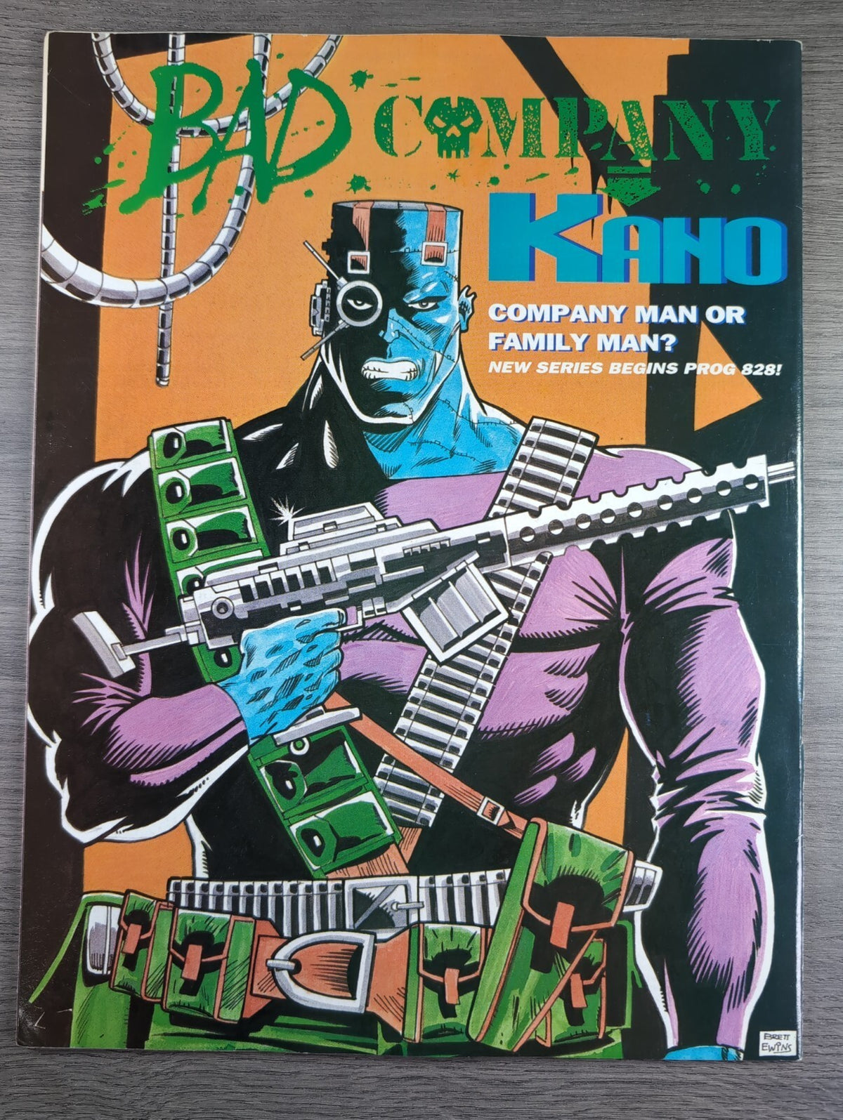 2000AD Prog 826 Featuring Judge Dredd Comic 13th March 1993 Vintage Retro Comic