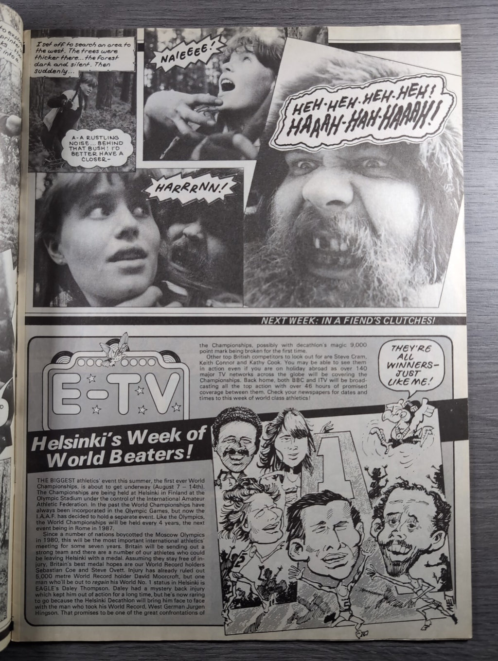 Eagle Comic 13th August 1983 Vintage Retro UK Comic