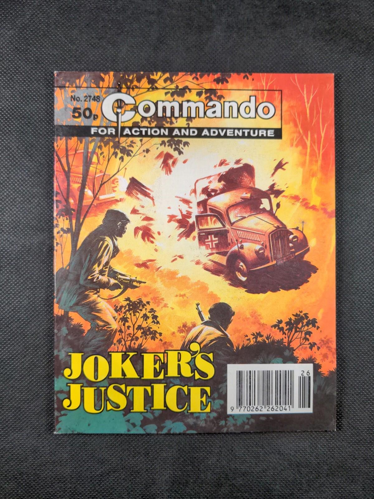 Commando Comic Issue Number 2748 Joker's Justice - Retrorama UK