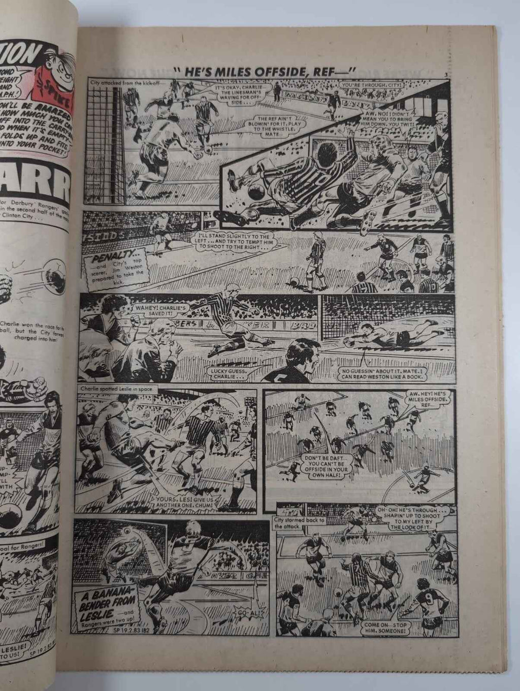 Spike Comic Issue No. 13 April 16th 1983 D.C Thomson Vintage Retro Comic
