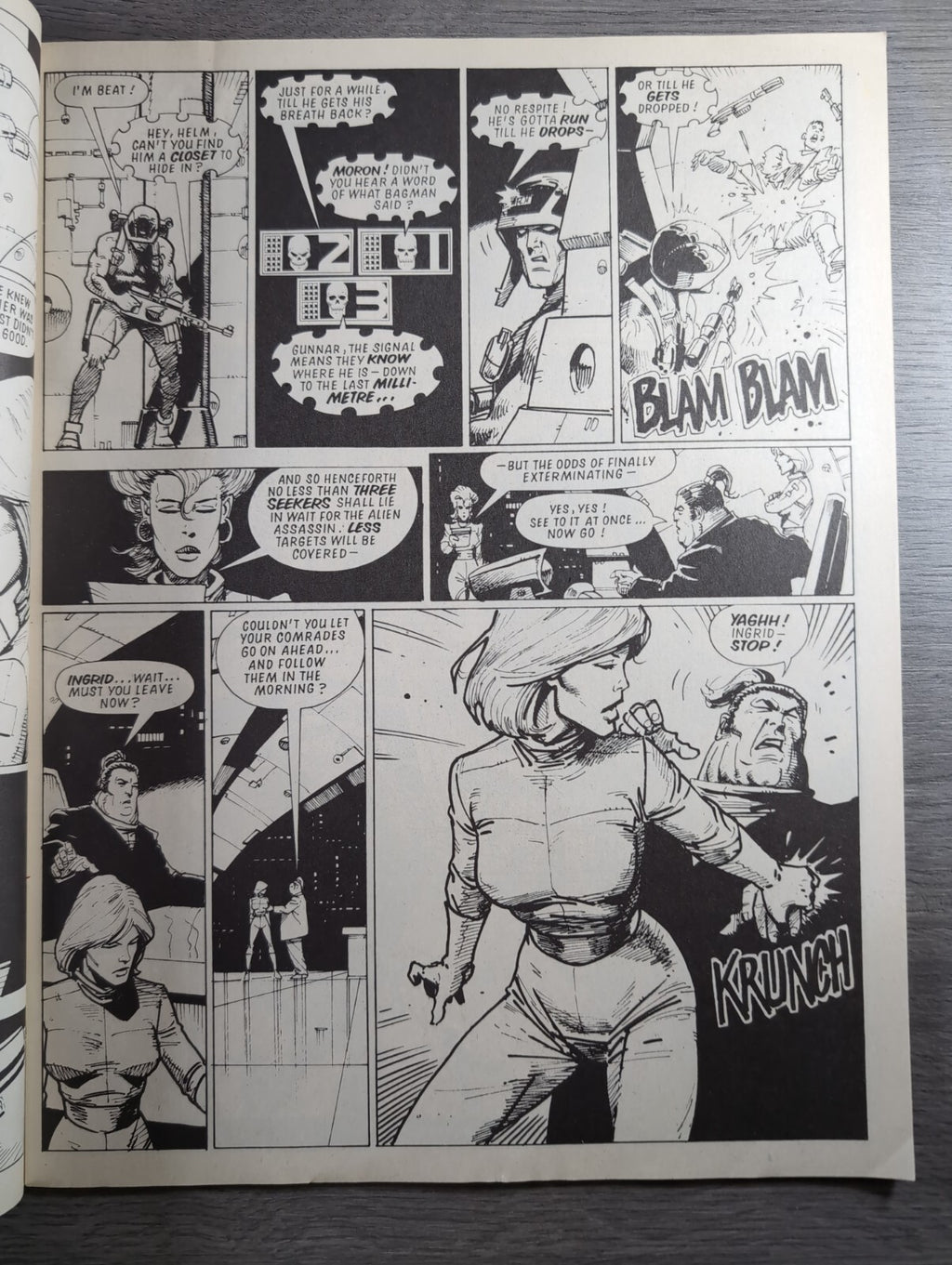 2000AD Prog 602 Featuring Judge Dread Comic 26th Nov 1988 Vintage Retro Comic