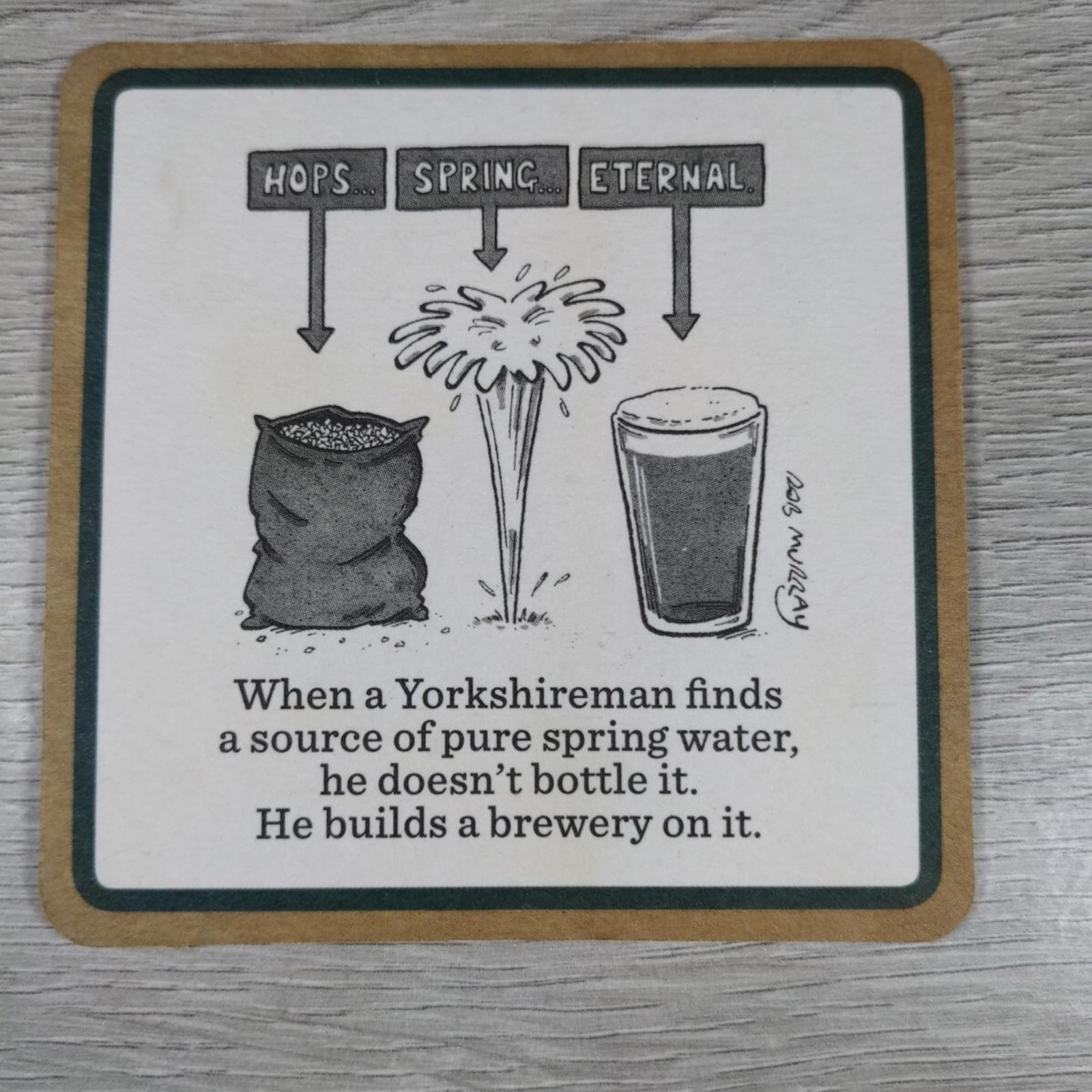 Timothy Taylors  4 x Vintage Beer Mats Pub Bar Coaster Breweriana - Retrorama UK