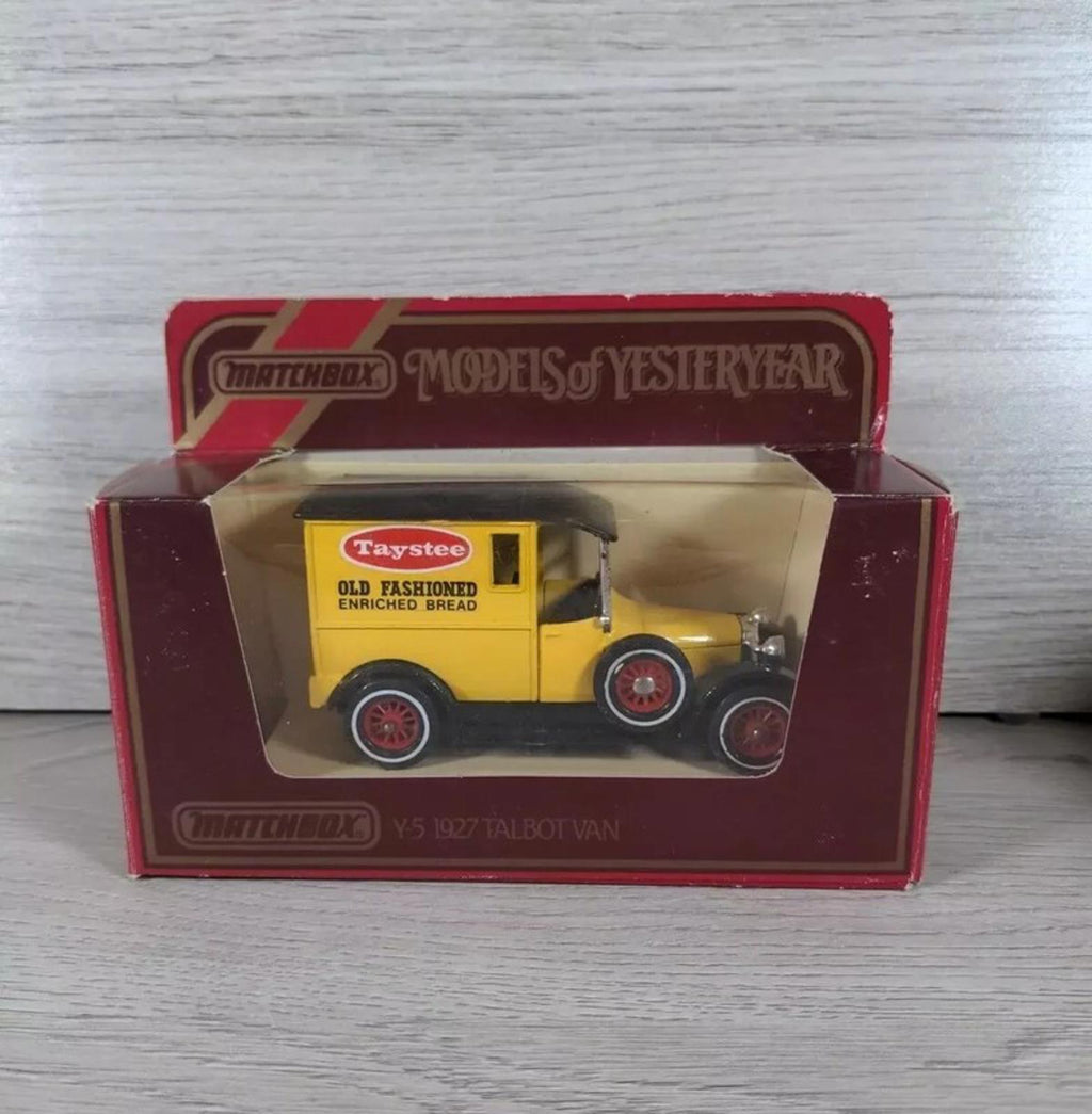 Matchbox Models of Yesteryear Y-5 1927 Talbot Yellow Diecast Van 1:43 Scale - Retrorama UK