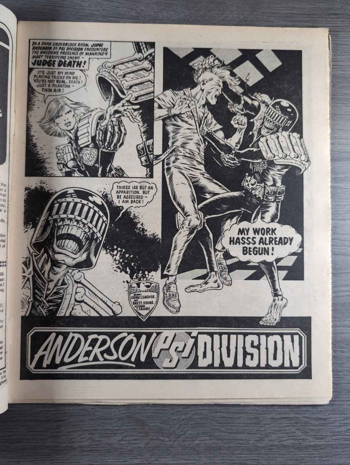 2000AD Prog 417 Featuring Judge Dread Comic 11th May 1985 Vintage Retro Comic