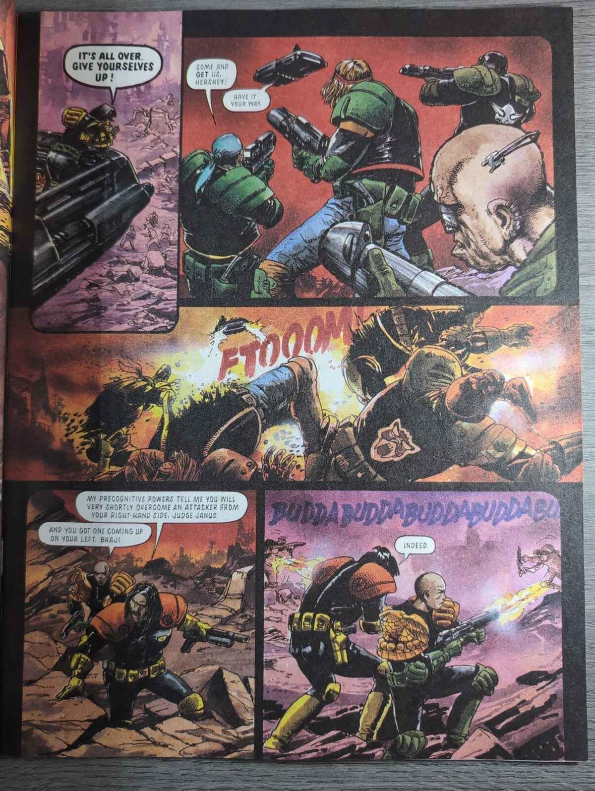 2000AD Prog 852 Featuring Judge Dredd Comic 11th Sept 1993 Vintage Retro Comic