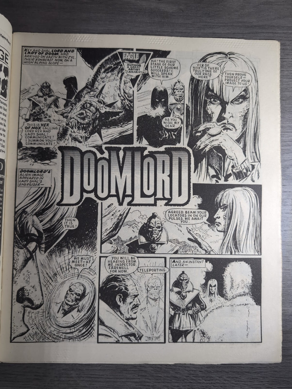 Eagle Comic Issue No. 247 13th December 1986 Vintage Retro UK Comic