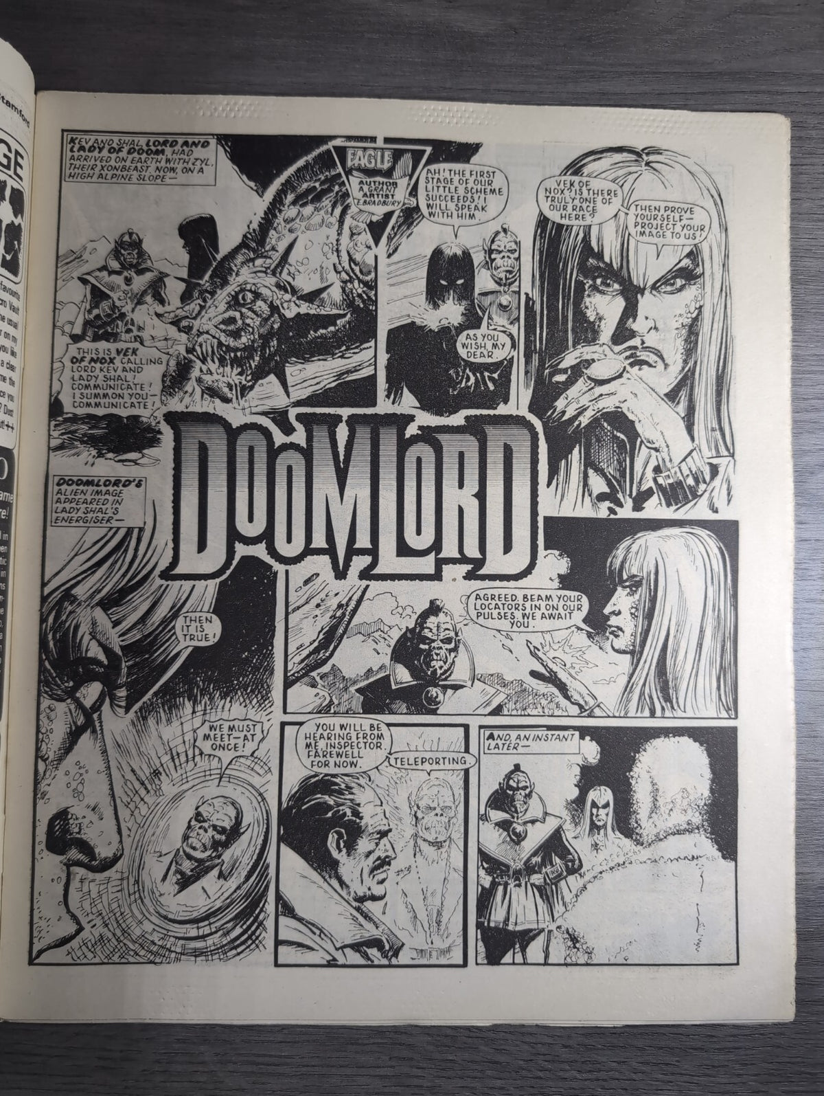 Eagle Comic Issue No. 247 13th December 1986 Vintage Retro UK Comic