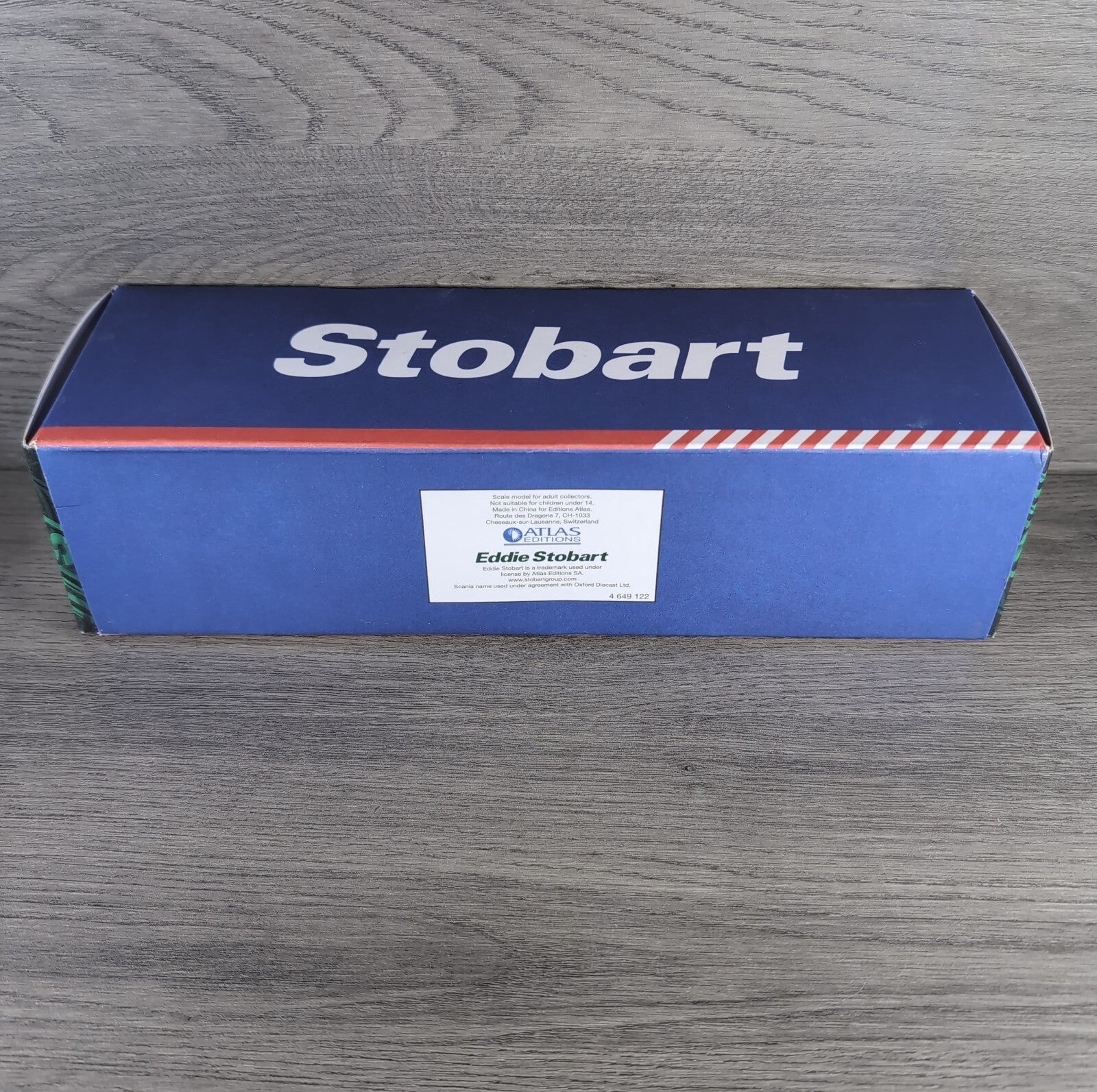 Atlas Editions Eddie Stobart Scania R440Highline Skeletal Trailer Olave St Clair