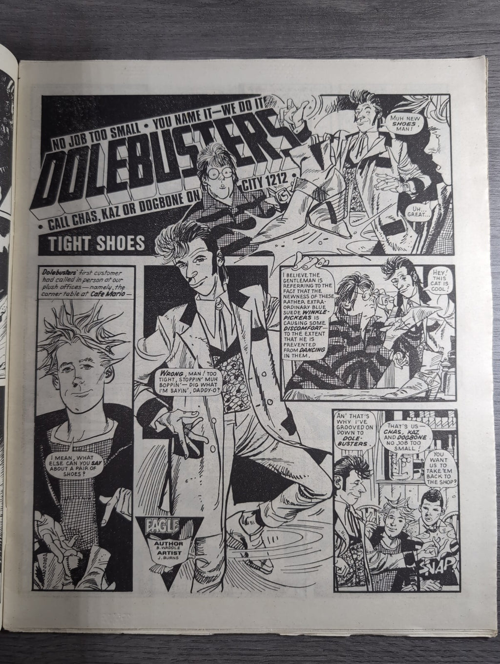 Eagle Comic Issue No. 222 21st June 1986 Vintage Retro UK Comic