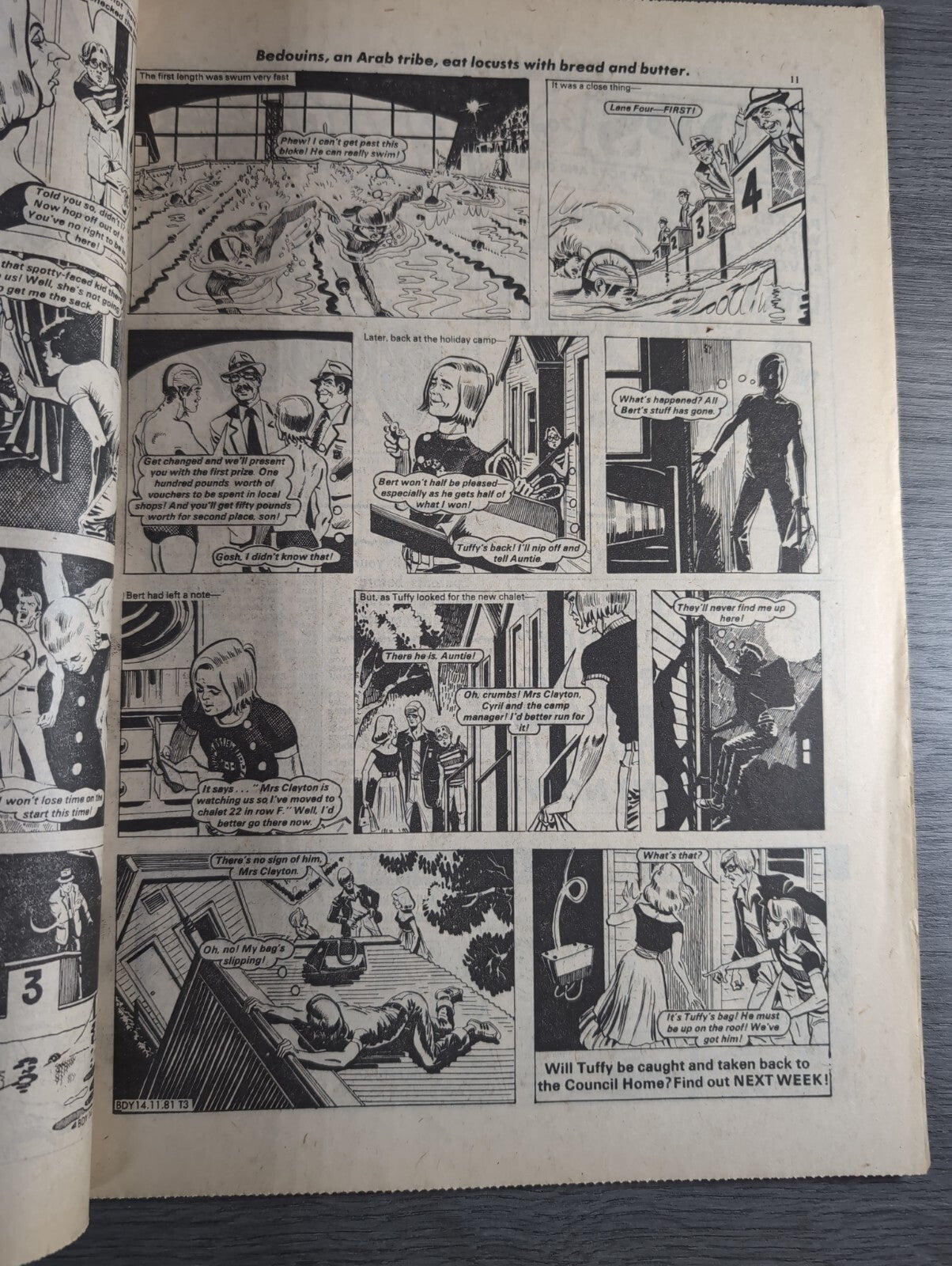 Buddy Comic Issue No 40 14th November 1981 Vintage Retro Comic
