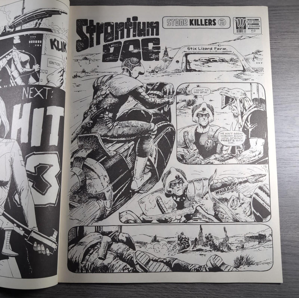 2000AD Prog 572 Featuring Judge Dredd 30th April 1988 Vintage Comic