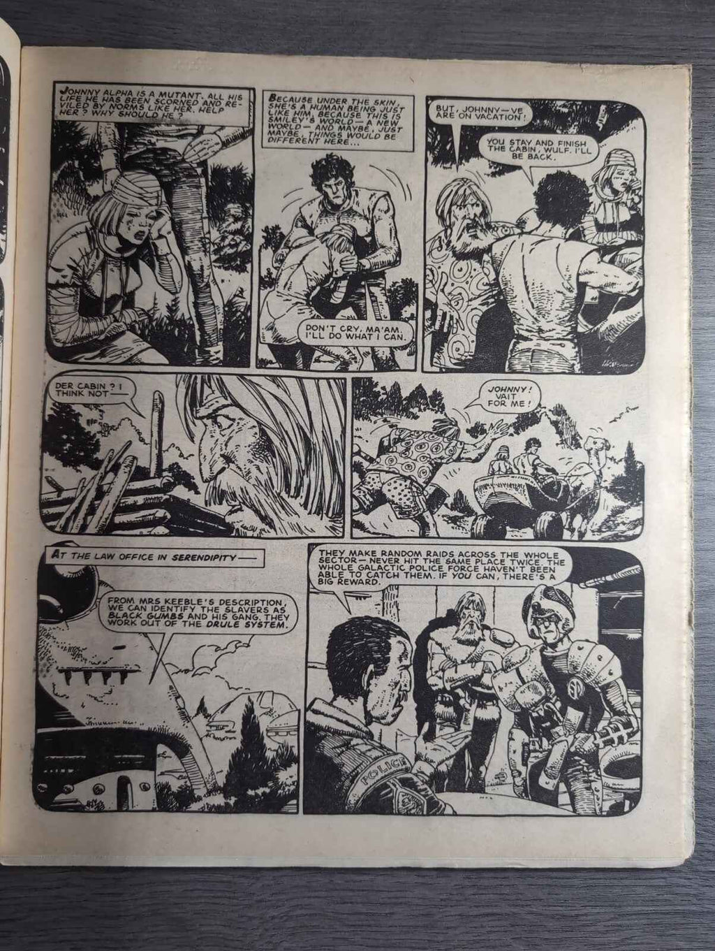 2000AD Prog 426 Featuring Judge Dread Comic 13th July 1985 Vintage Retro Comic