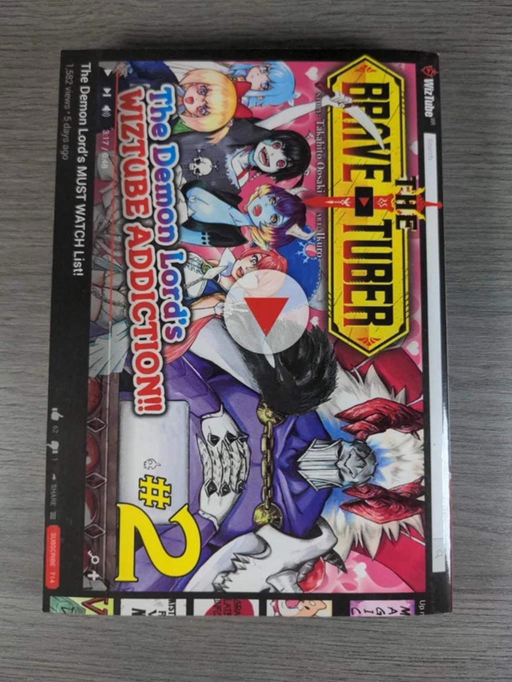 The Brave-Tuber Vol. 2 by Takahito Oosaki Manga Paperback Book 2020 - Retrorama UK