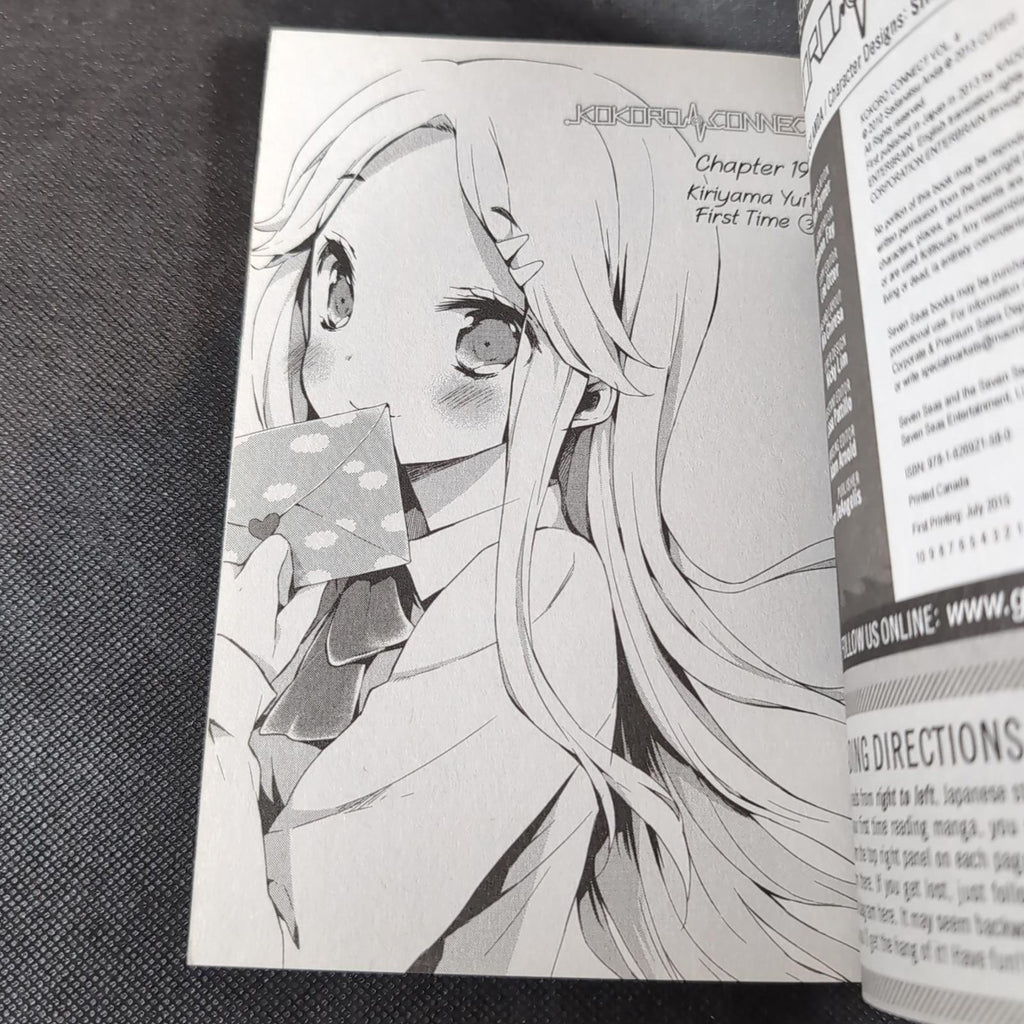 Kokoro Connect Vol 4 Anda Sadanatsu Manga Graphic Novel Paperback Book 2015
