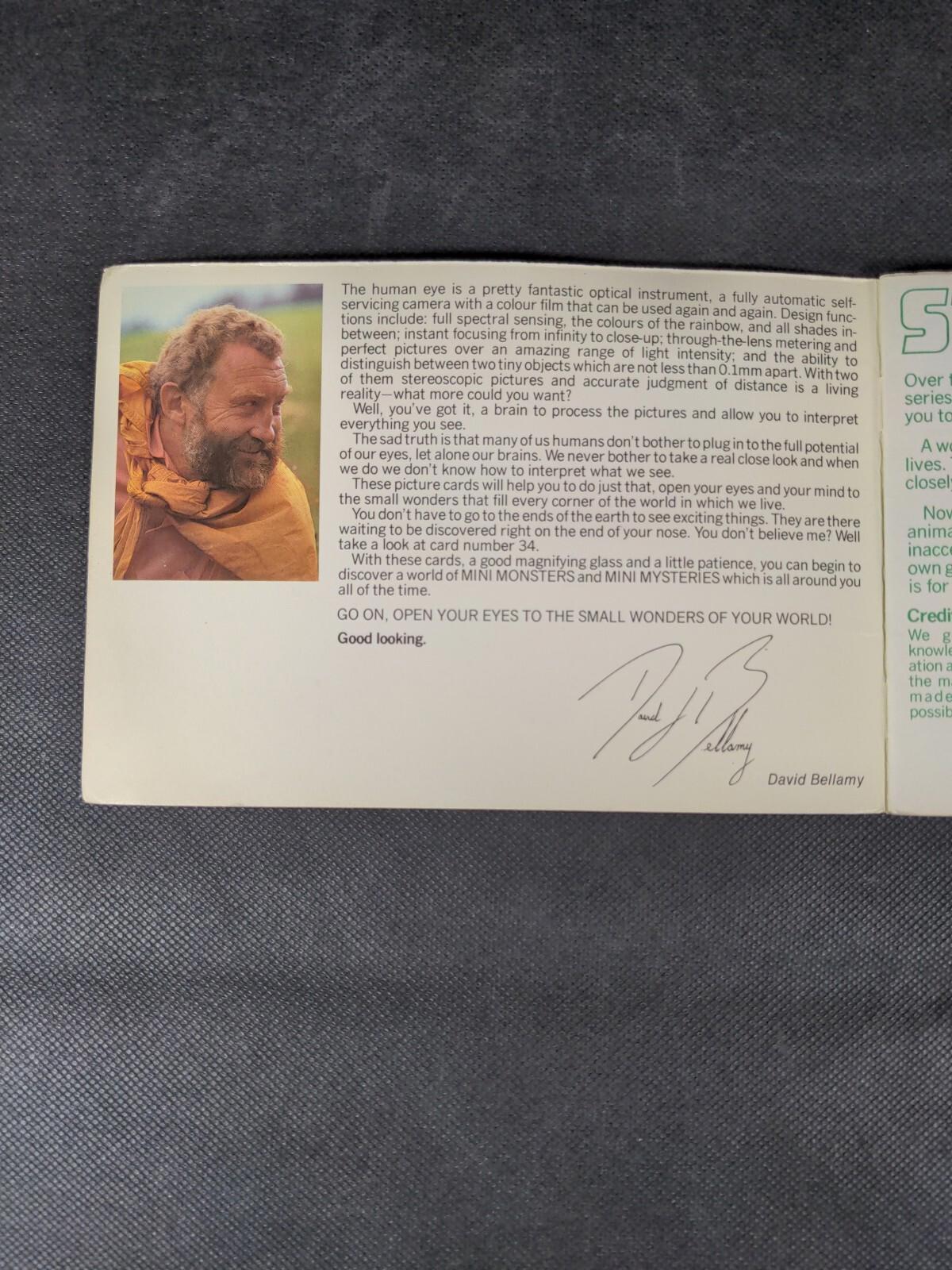 Brooke Bond Tea Cards: Small Wonders Album Complete With All Cards In The Set