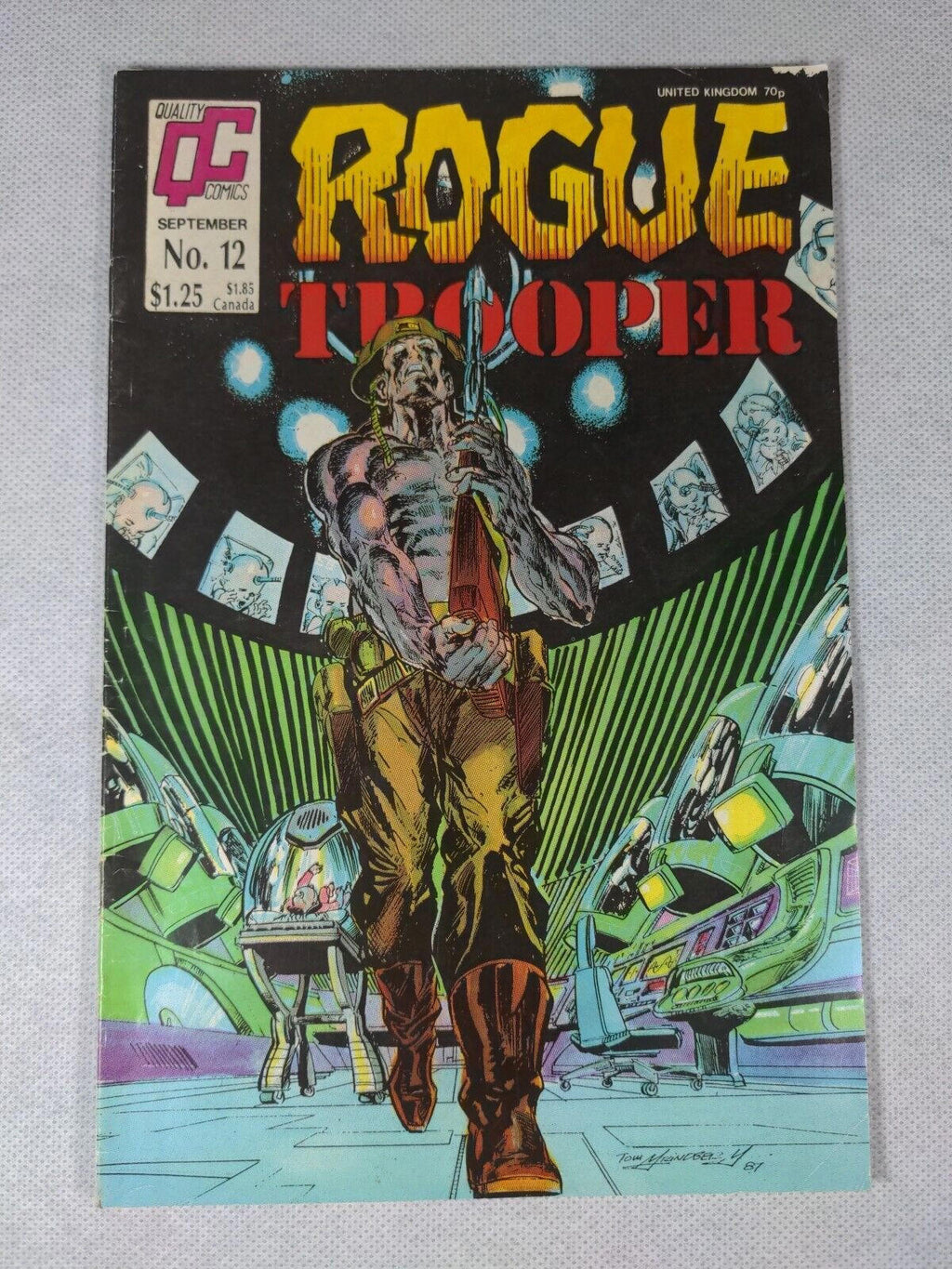 Rogue Trooper Issue 12 Quality Comics 1986 - Vintage Comic - Retrorama UK