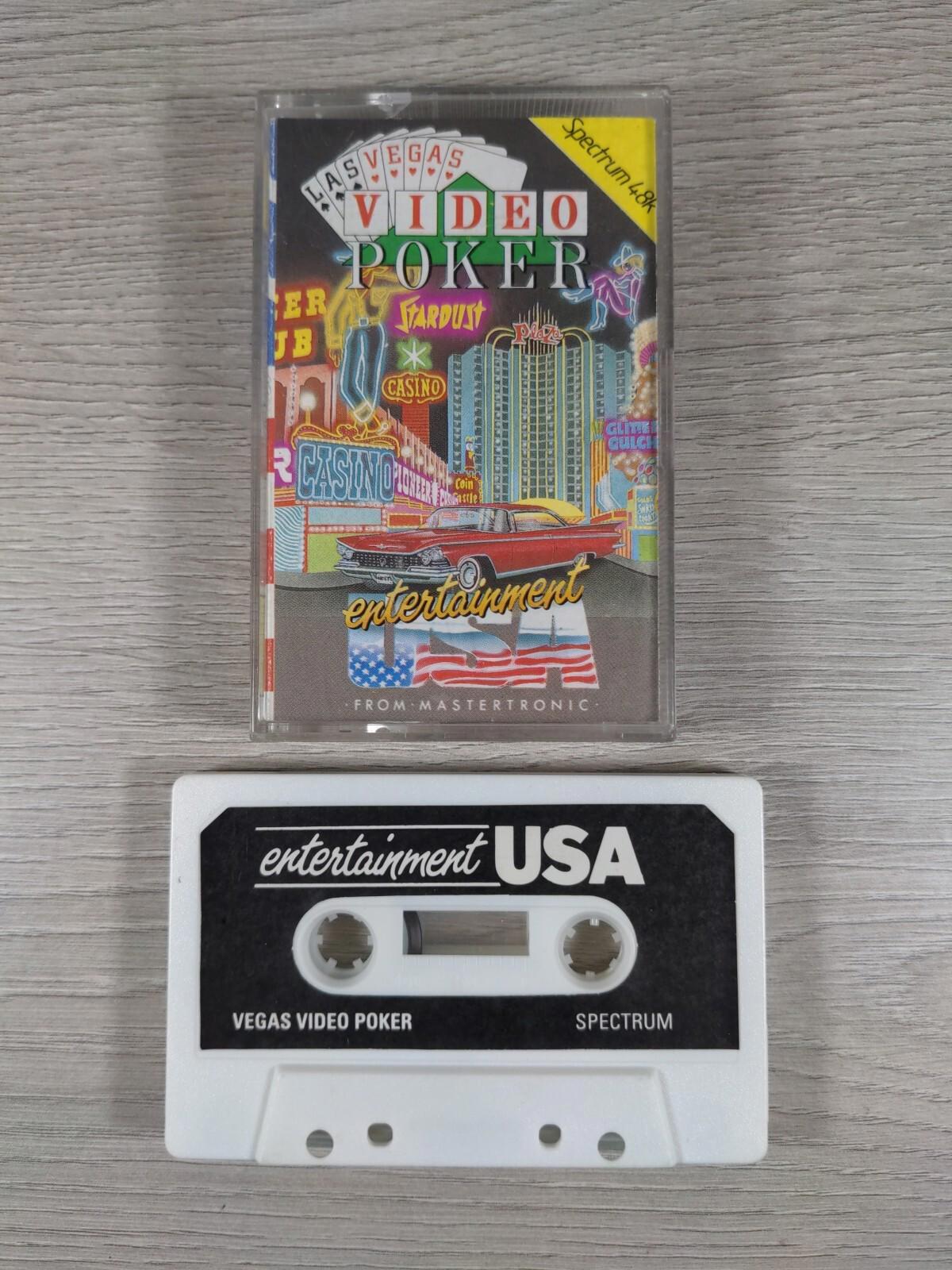 Las Vegas Video Poker ZX Spectrum 48K Game Cassette Tested & Working