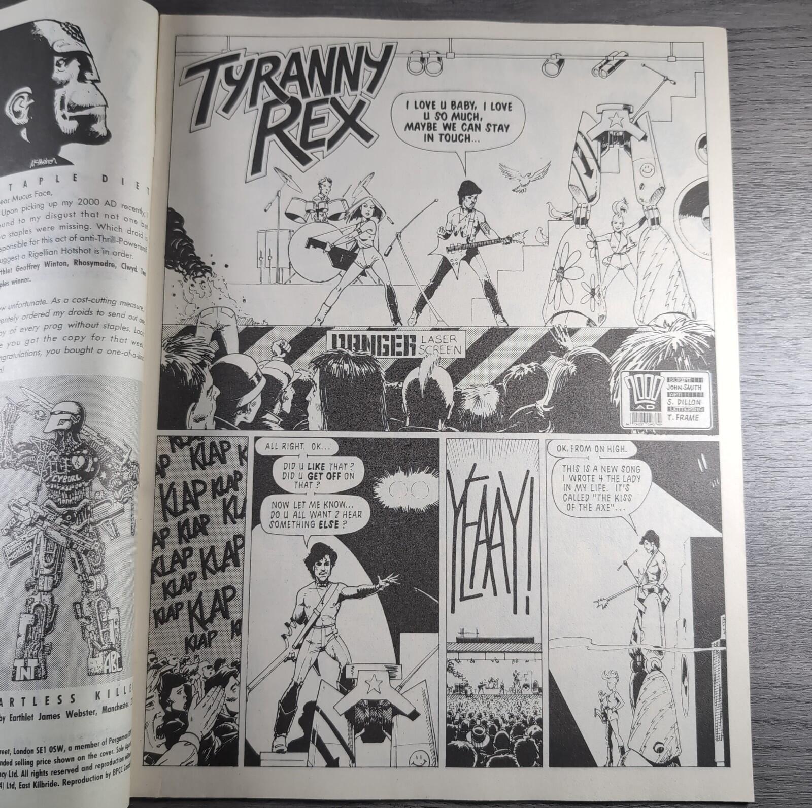 2000AD Prog 567 Featuring Judge Dredd 26th March 1988 Vintage Comic
