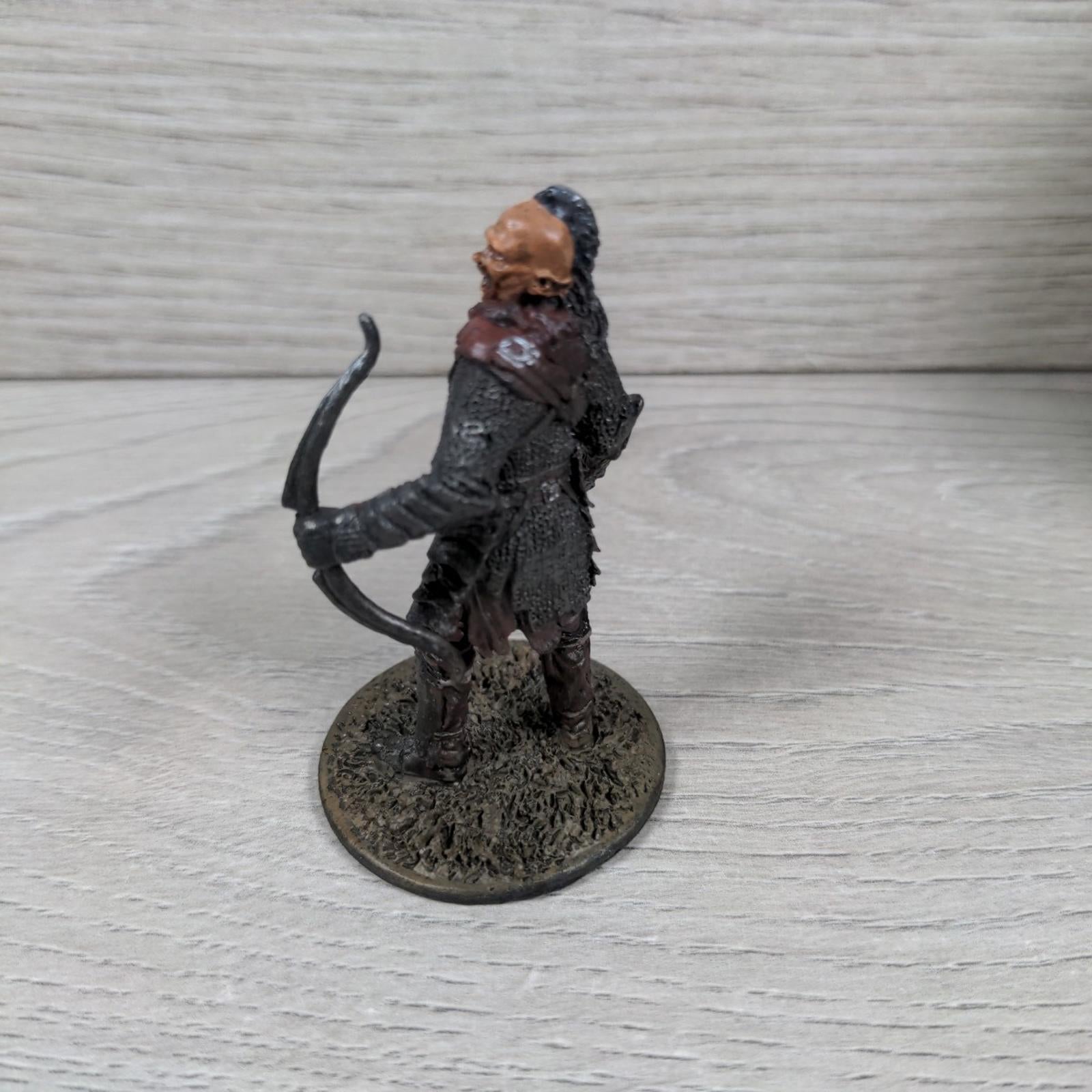 Eaglemoss Orc Archer Lord of the Rings Collectors Models Metal Figure NPL 2005 - Retrorama UK