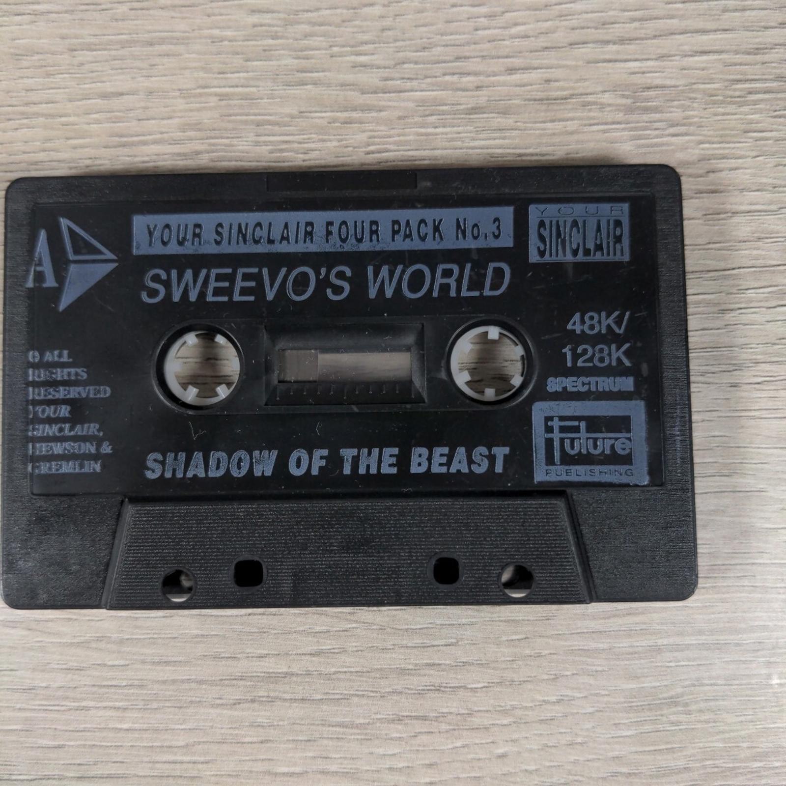 Your Sinclair Four Pack No3 Dec 1990 ZX Spectrum Game Cassette Tested & Working - Retrorama UK