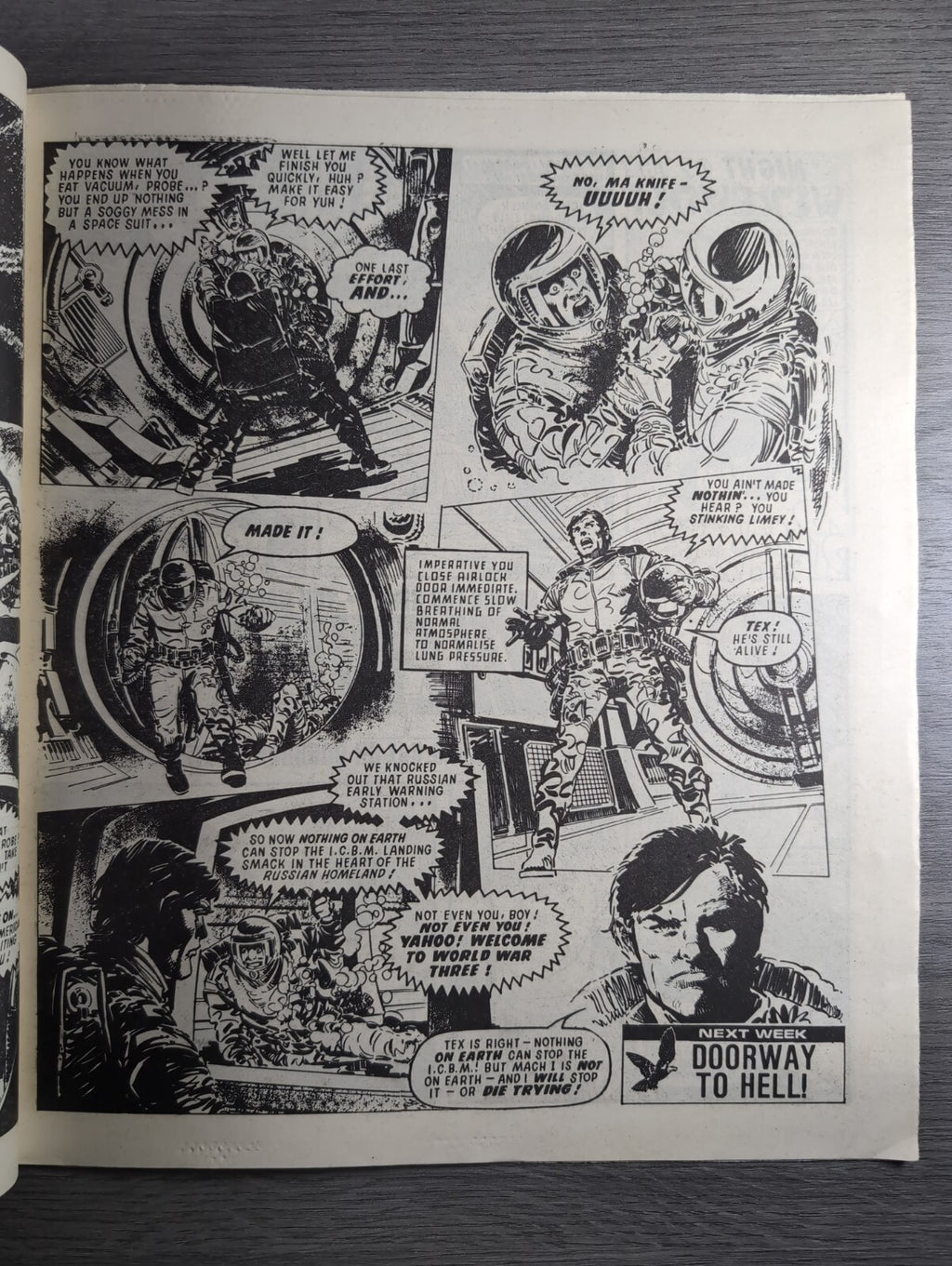 Eagle Comic Issue No. 256 14th Feb 1987 Vintage Retro UK Comic