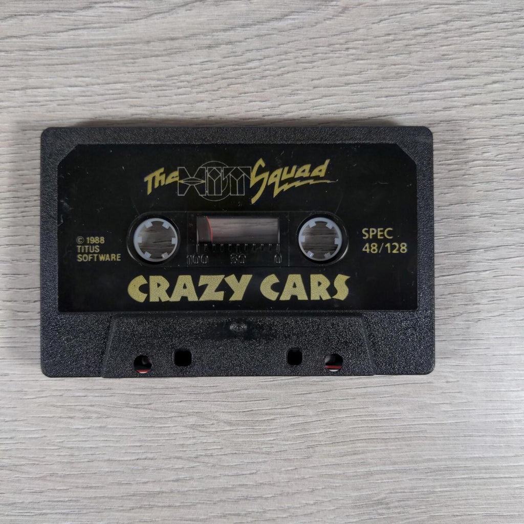 Crazy Cars ZX Spectrum 48K 128K Video Game Cassette Tested & Working