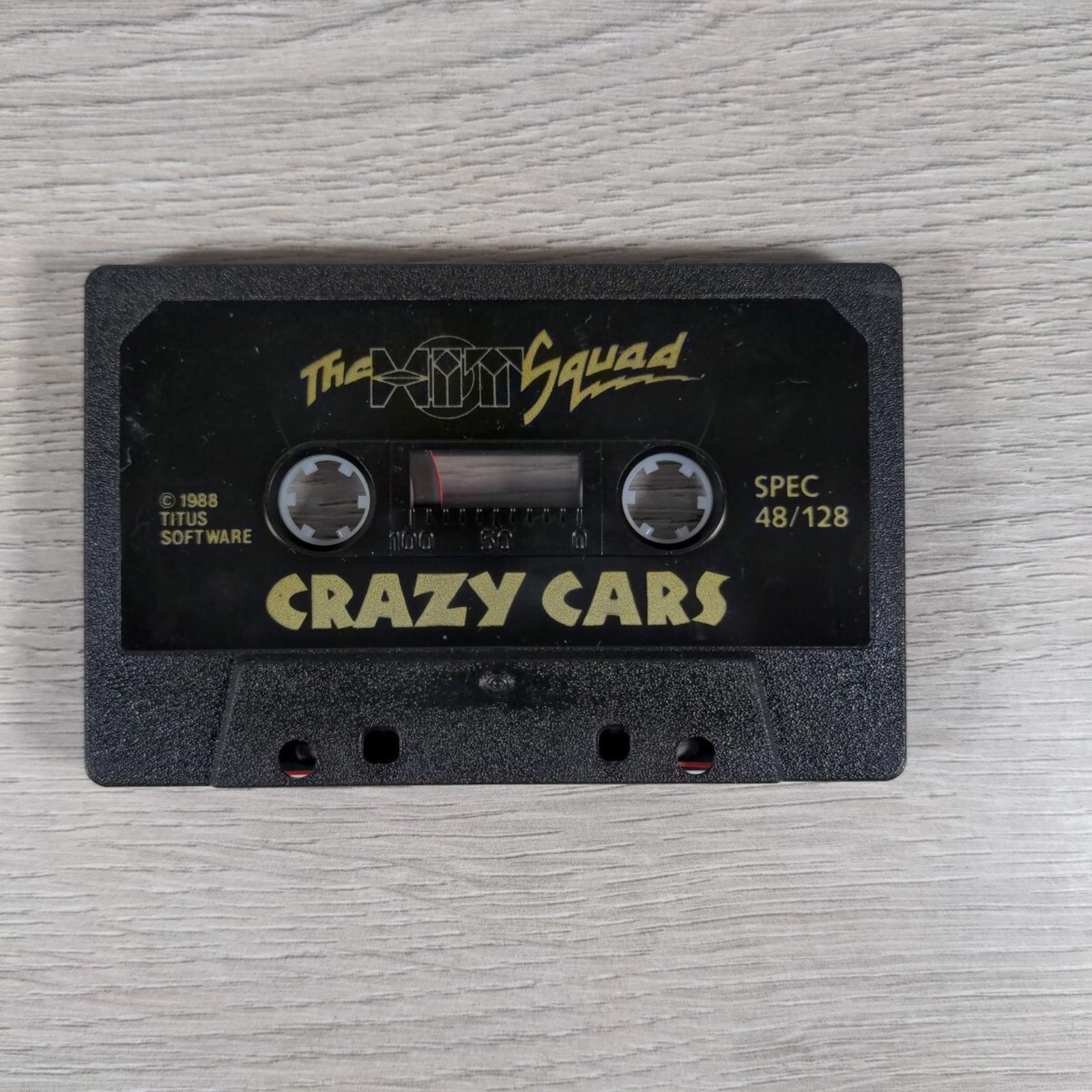 Crazy Cars ZX Spectrum 48K 128K Video Game Cassette Tested & Working