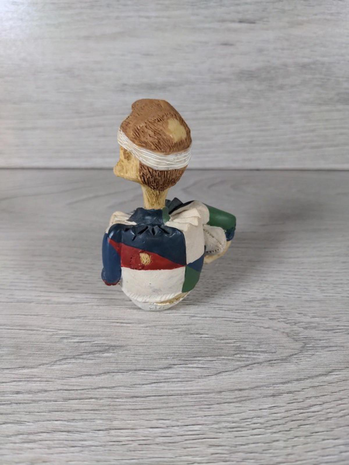 Eggbert Rugger Duck Collectable Figure By Malcom Bowmer