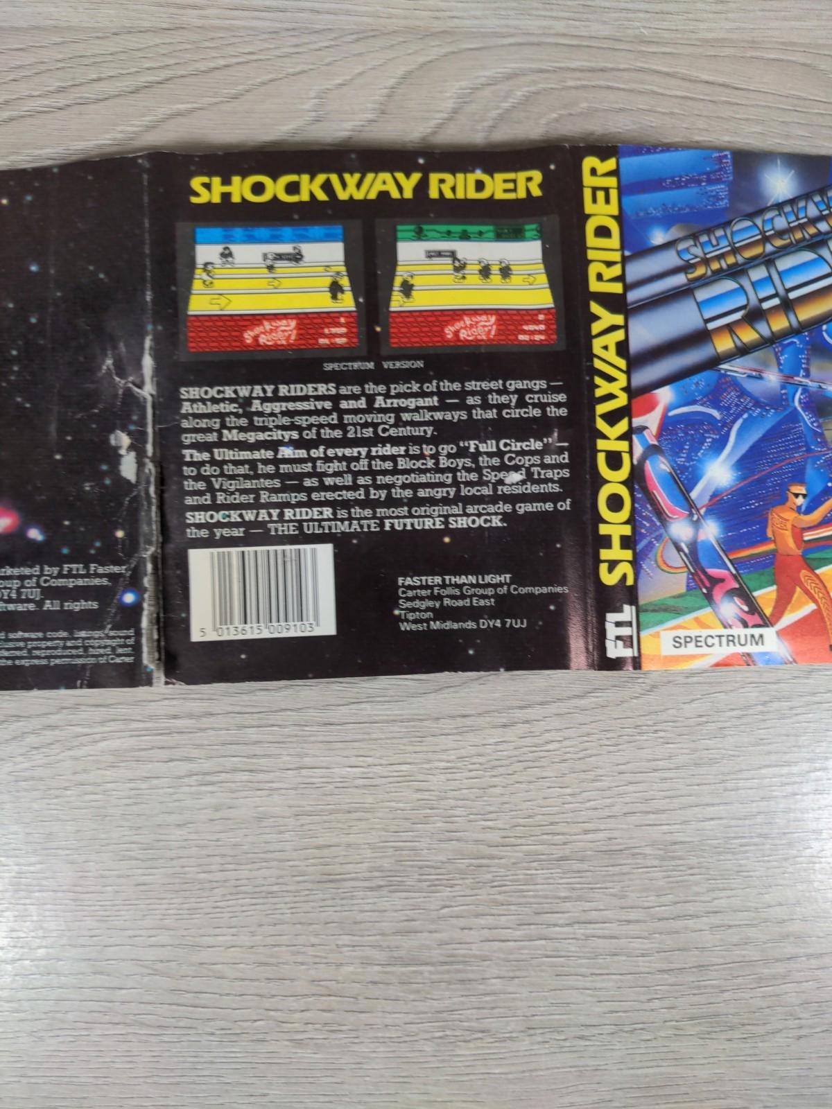 Shockway Rider FTL ZX Spectrum Game Cassette Tested & Working