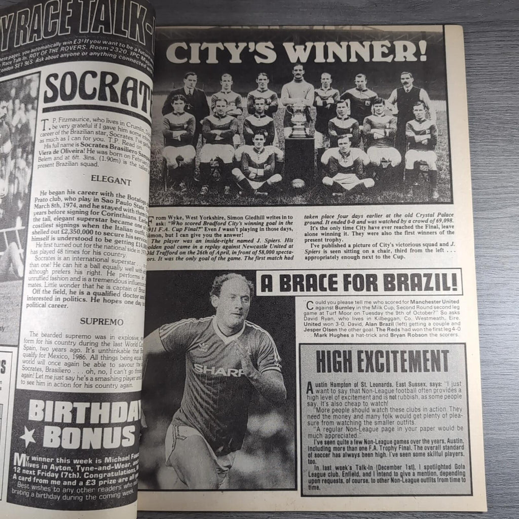 Roy of The Rovers 8th December 1984 Vintage Comic IPC Magazines