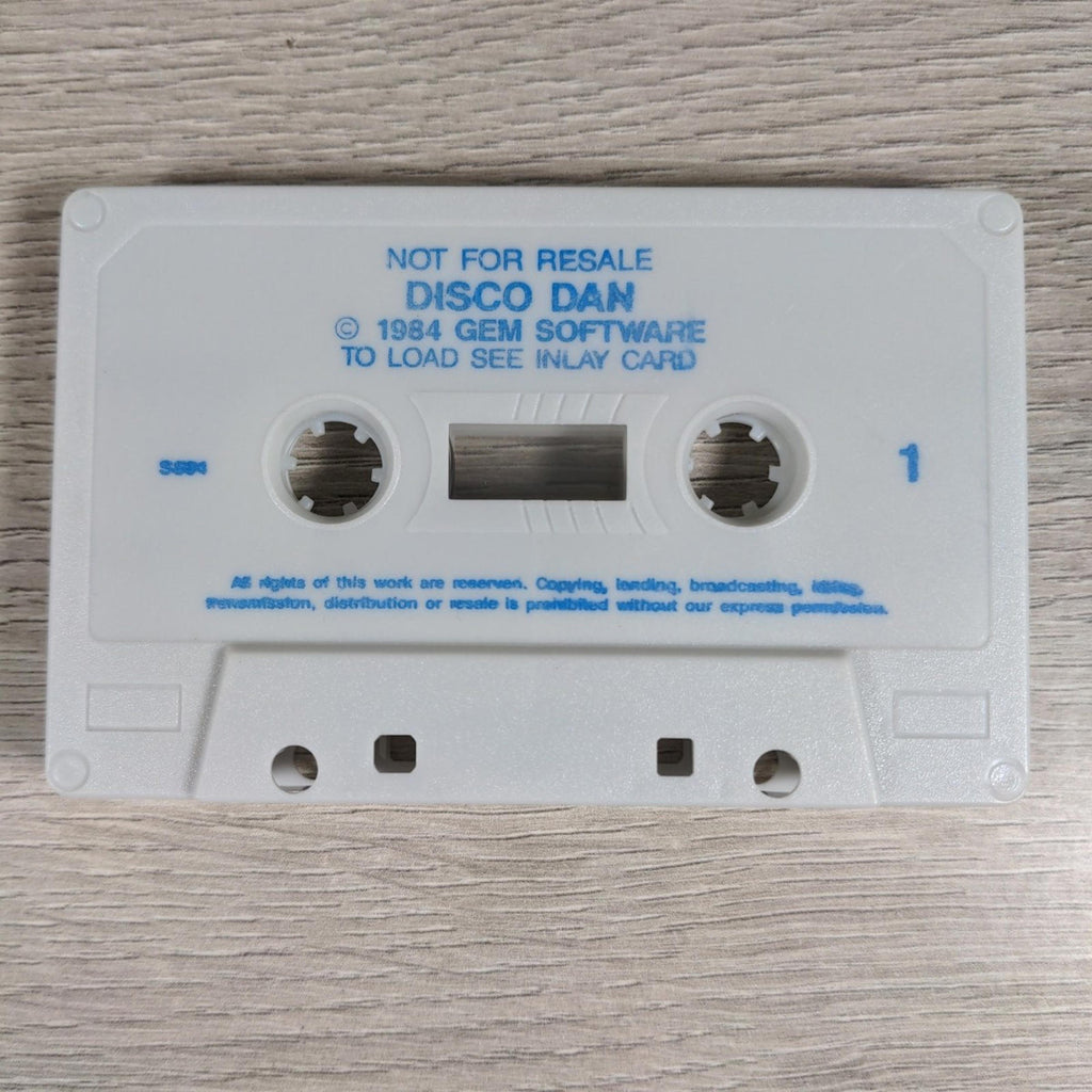 Disco Dan ZX Spectrum Game Cassette Gem Software Tested & Working