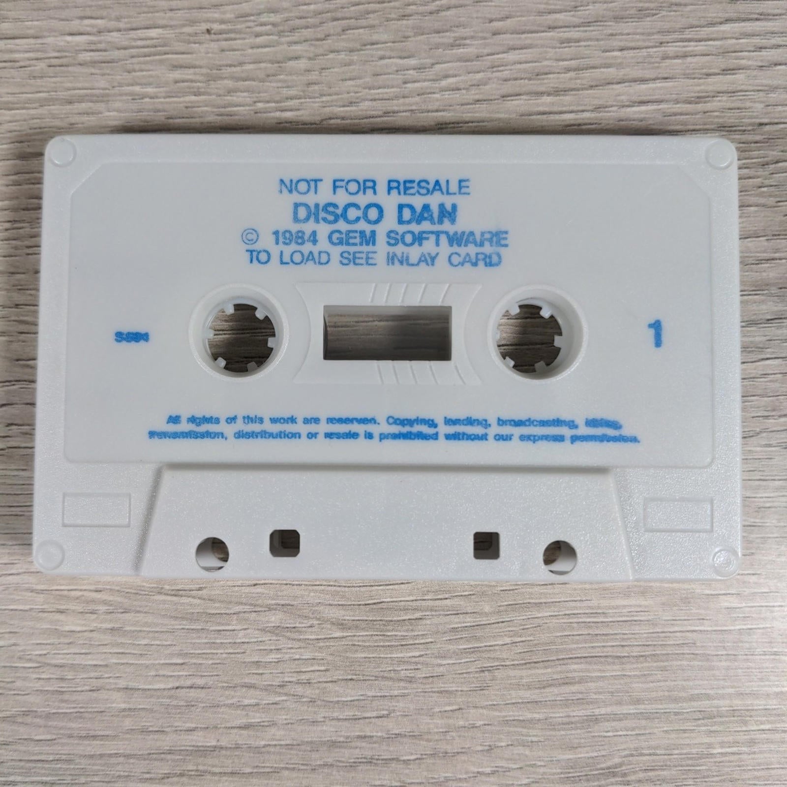 Disco Dan ZX Spectrum Game Cassette Gem Software Tested & Working - Retrorama UK